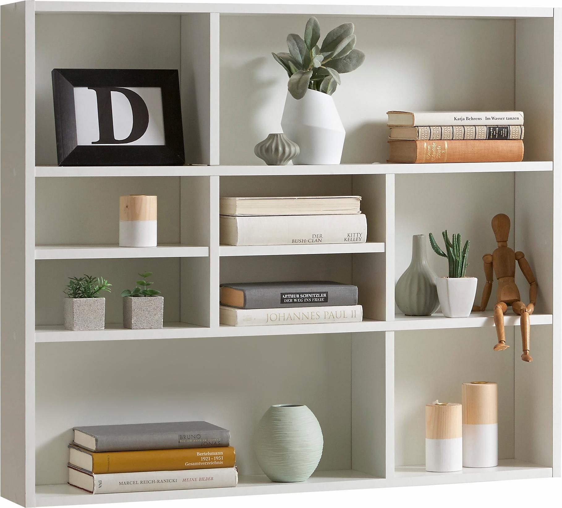 FMD Wandregal Mika, Regal mit vielen Ablageflächen, 90 cm breit, 78,2 cm ho günstig online kaufen