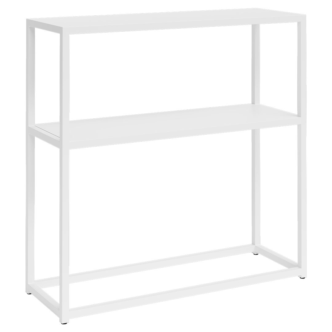 skølm Ablageregal Skadi mit 2 Ablageflächen, weiß, Metallregal, bis 20kg be günstig online kaufen