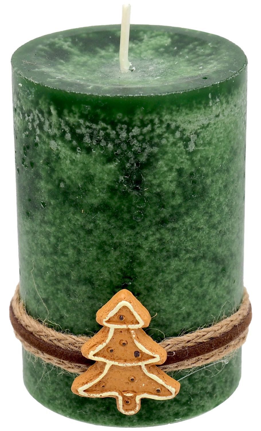 ZauberDeko Adventskerze 4 Adventskerzen Kerzen Stumpenkerzen Grün Dunkelgrü günstig online kaufen