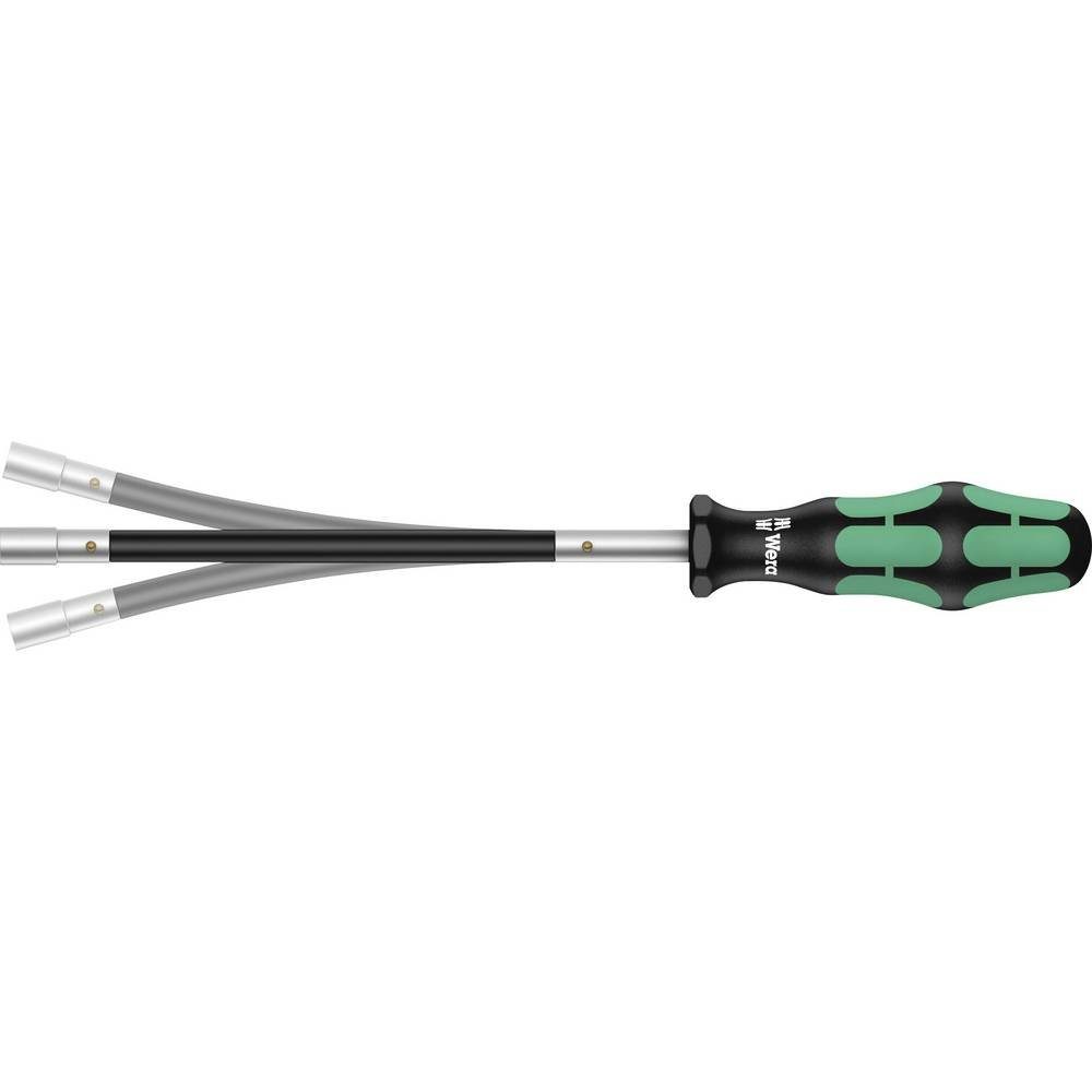 Wera Steckschlüssel SW 7.0 x 167 mm Schlauchkl.-Schr.Dr 05028150001, Mehrkomponentengriff, biegsame Klinge