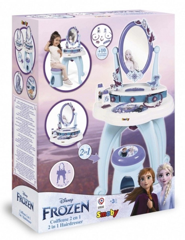 Smoby Spielzeug-Frisierkoffer My Beauty Disney Frozen Die Eiskönigin 2in1  Frisiertisch 7600320244