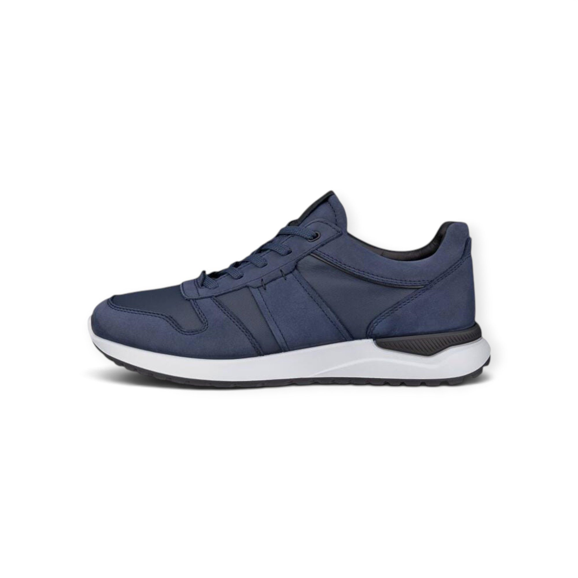 Ecco Astir Neo (Vollnarbenleder) marineblau Herren Sneaker