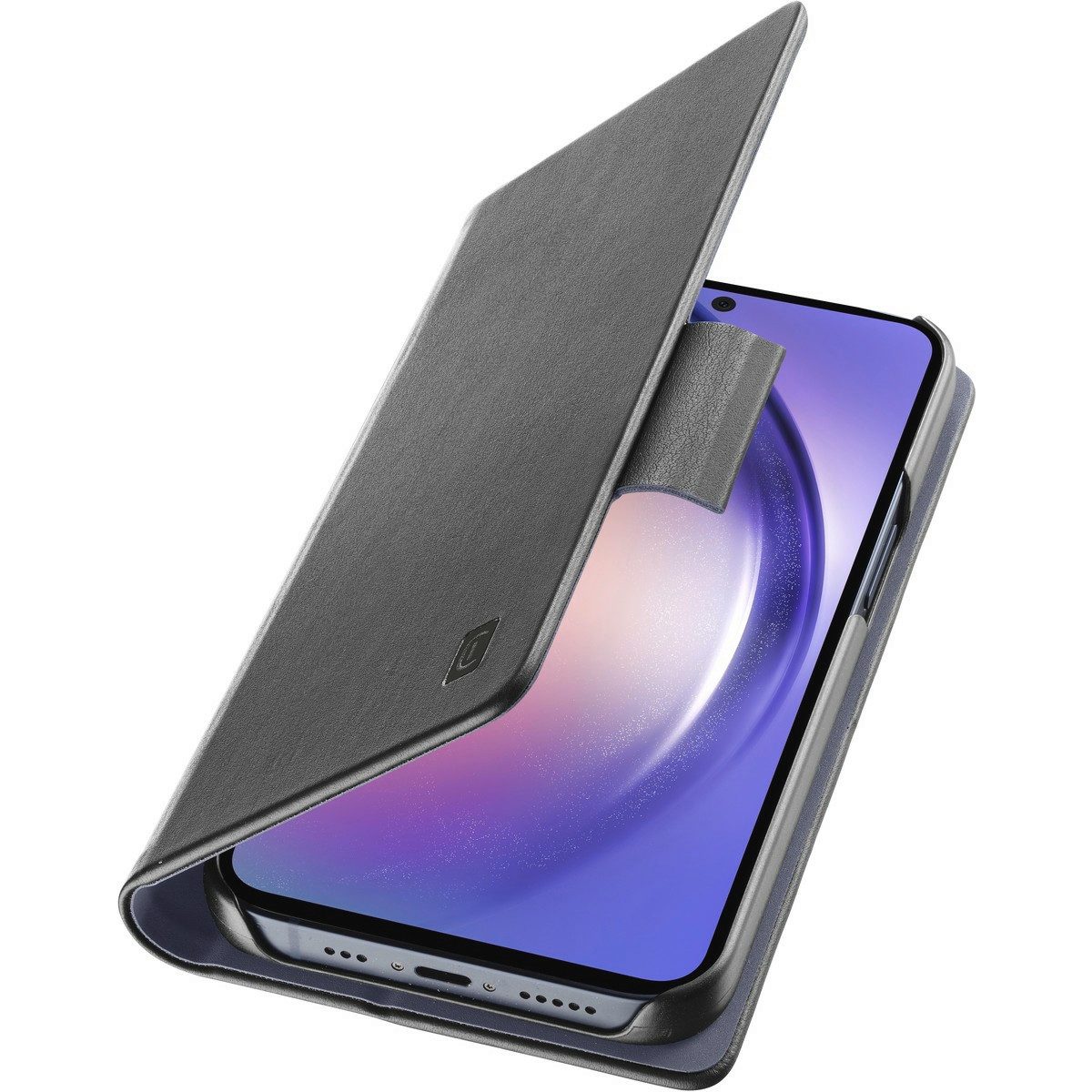 Cellularline Handyhülle Book Case für Samsung Galaxy A55 5G, Bookcover, Schutzhülle, Handyschutzhülle, Case, Schutzcase, stoßfest