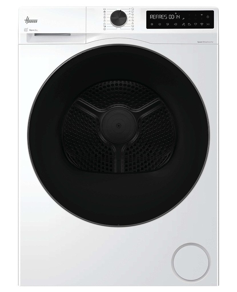 Hoover Wärmepumpentrockner HBP 9N3BX-S, Smarte Bedienung mit Wi-Fi und Bluetooth