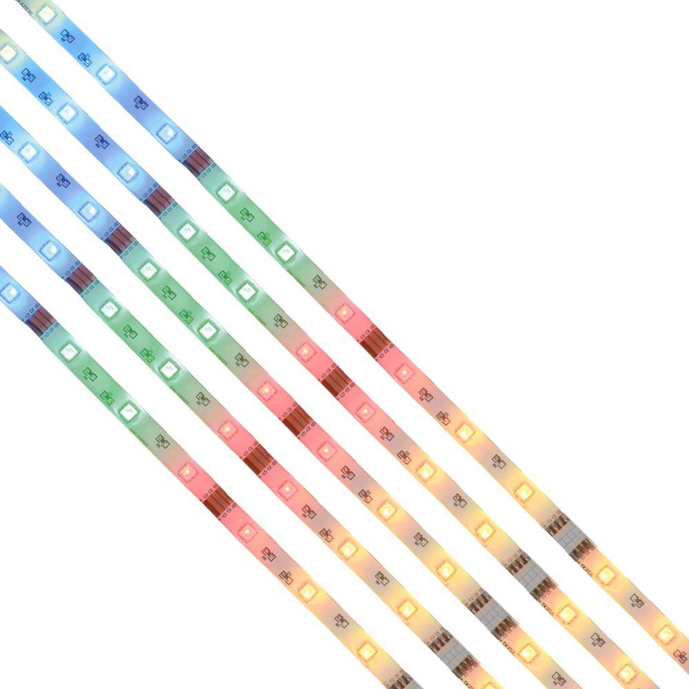 näve Dekolicht, Stripe Lichterkette Wohnzimmerlampe Fernbedienung bunt  dimmbar RGB LED