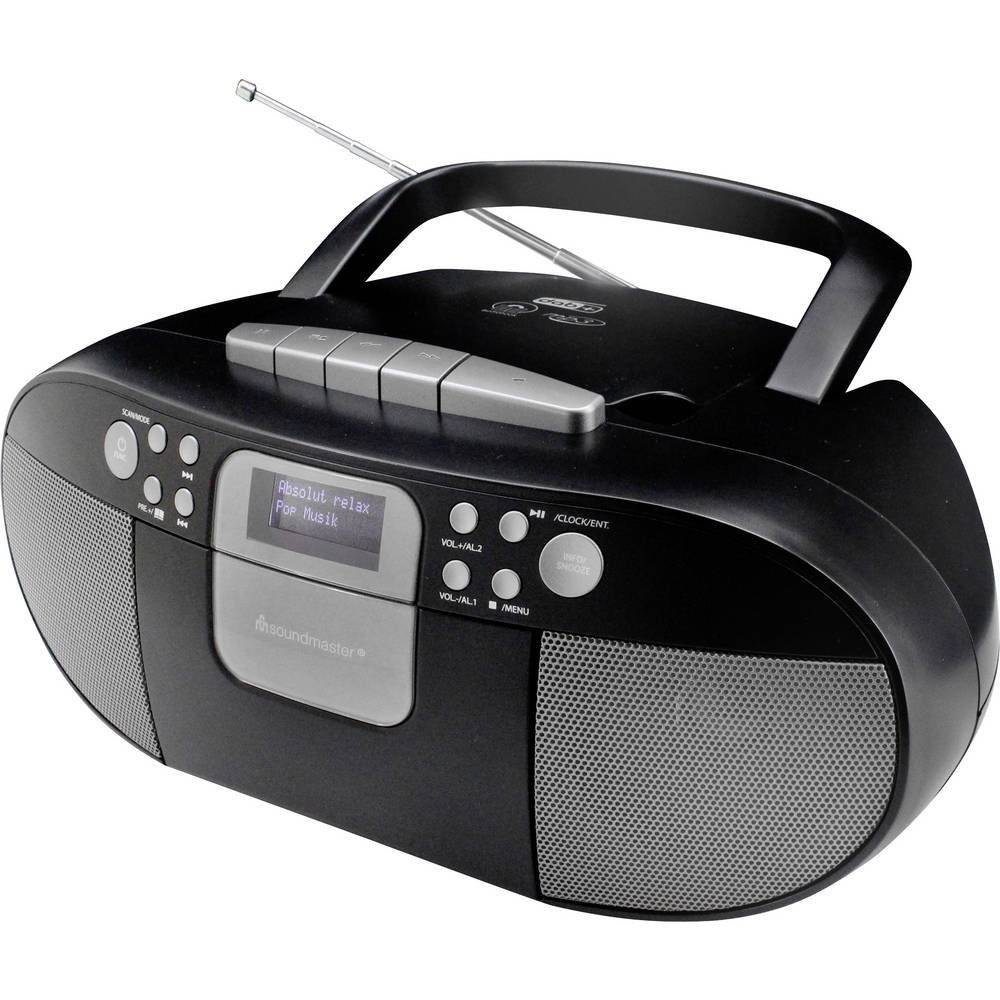 Soundmaster Kassettenradio SCD7800SW Radio (Weckfunktion)