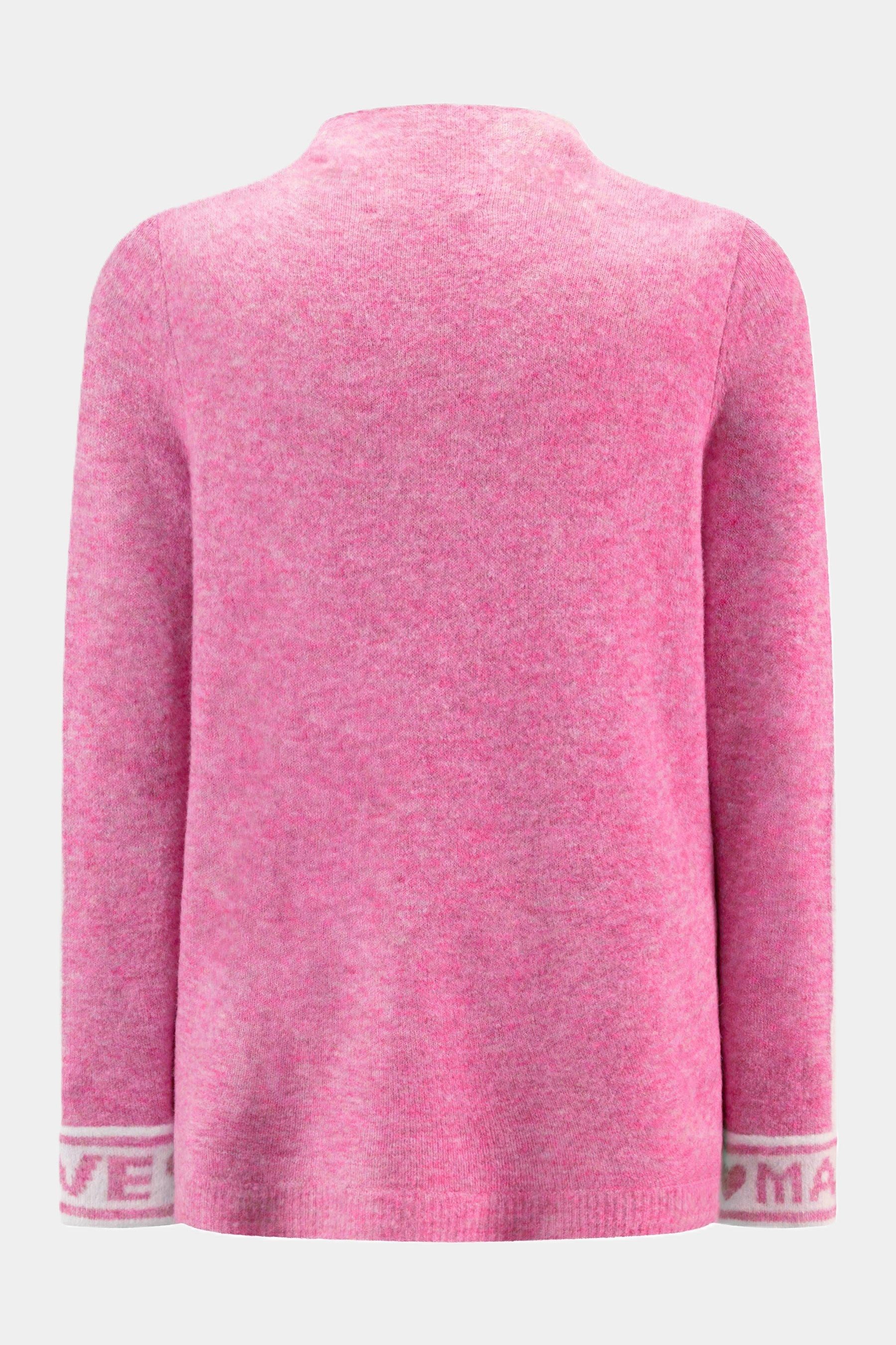 Zaubermond Strickpullover Zaubermond Strickpullover mit Schriftzug-Detail günstig online kaufen
