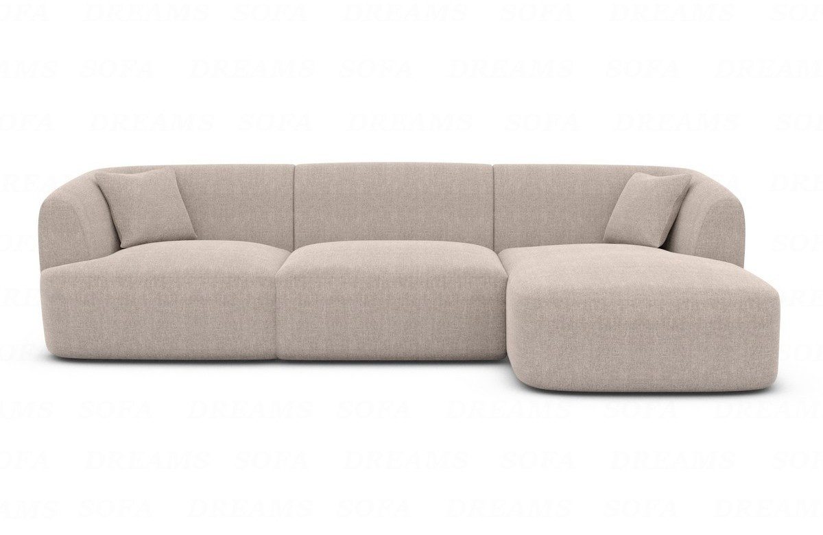 Sofa Dreams Ecksofa Polster Couch Ecksofa Stoffsofa Tabarca L Form kurz Stoffcouch, Loungesofa