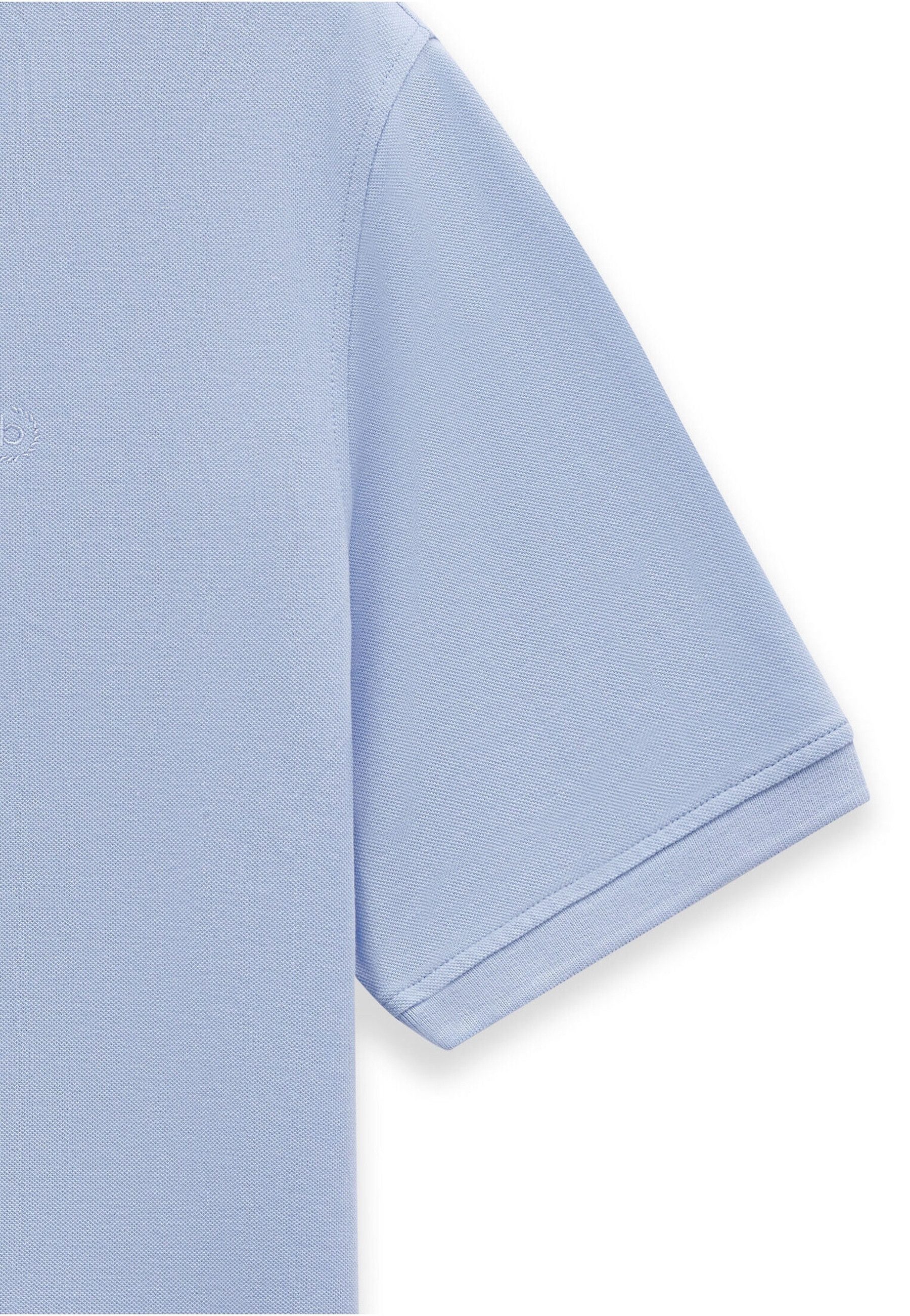 bugatti Poloshirt Modern Fit strukturierter Baumwollmix