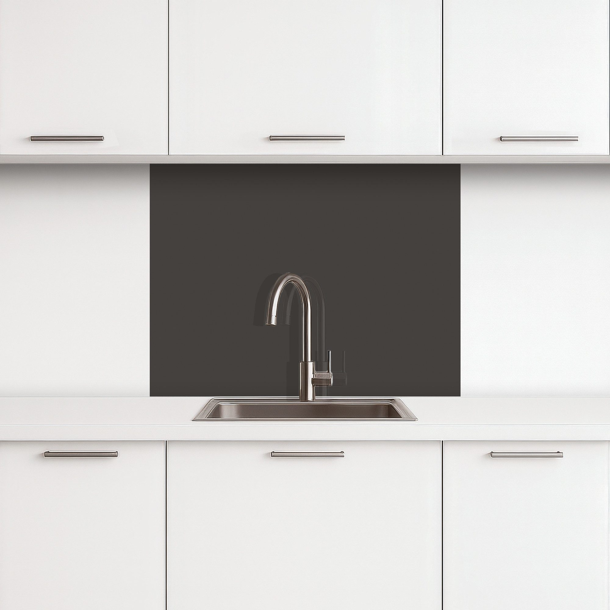 KitchenYeah Küchenrückwand selbstklebend Grau - Farben - Einfarbig, (1-tlg) günstig online kaufen