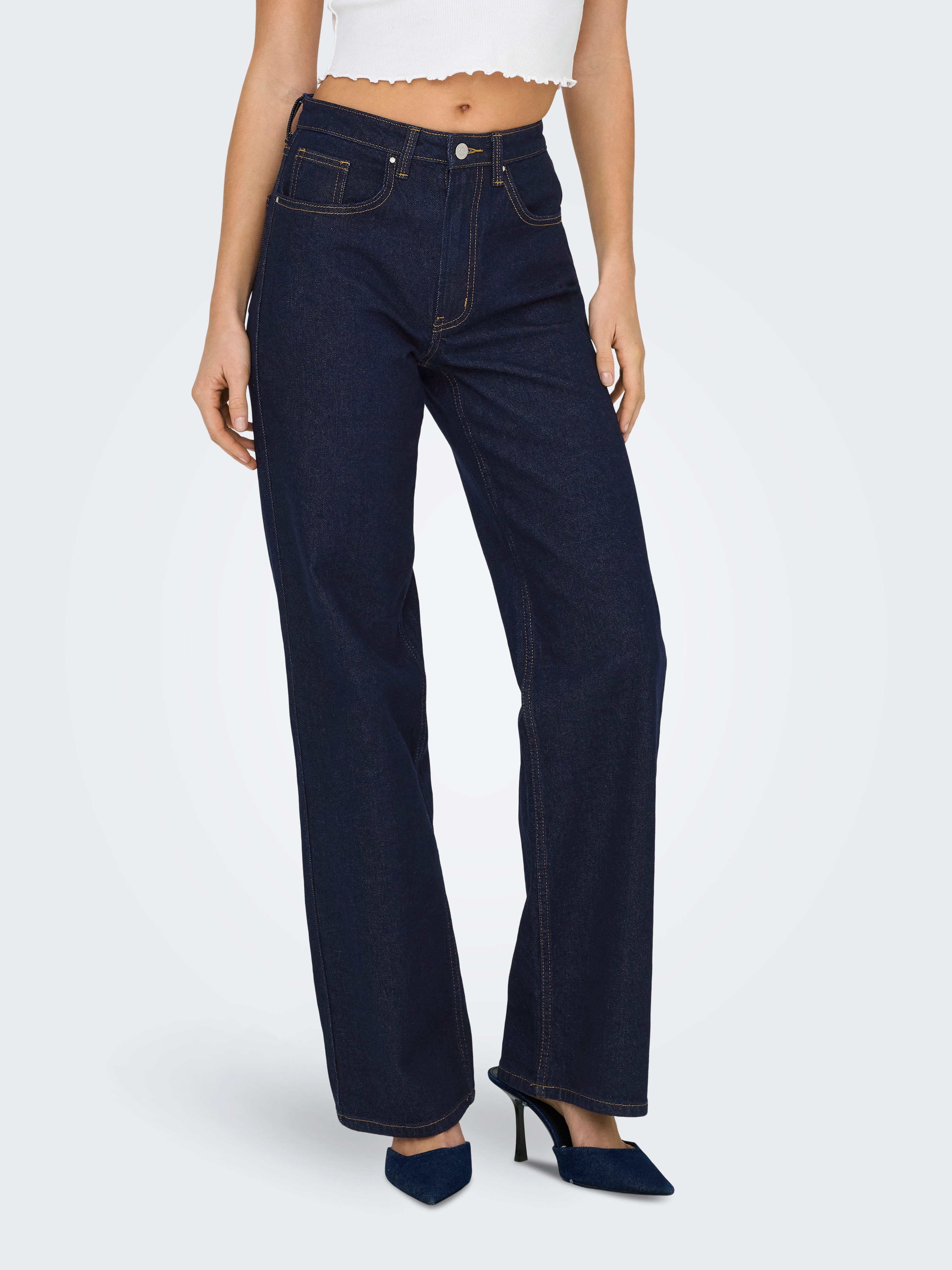 High-waist-Jeans ONLJUICY HW WIDE RINSE DNM MAS763 NOOS