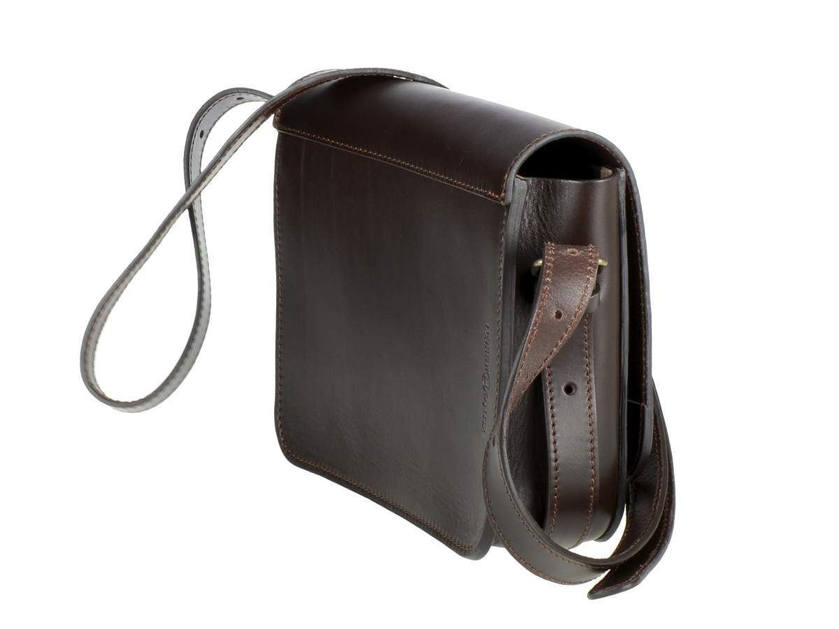 Ruitertassen Handtasche Classic Adult, Schultertasche, Damentasche, rustikales Leder 23x20cm, dunkelbraun Abendtasche