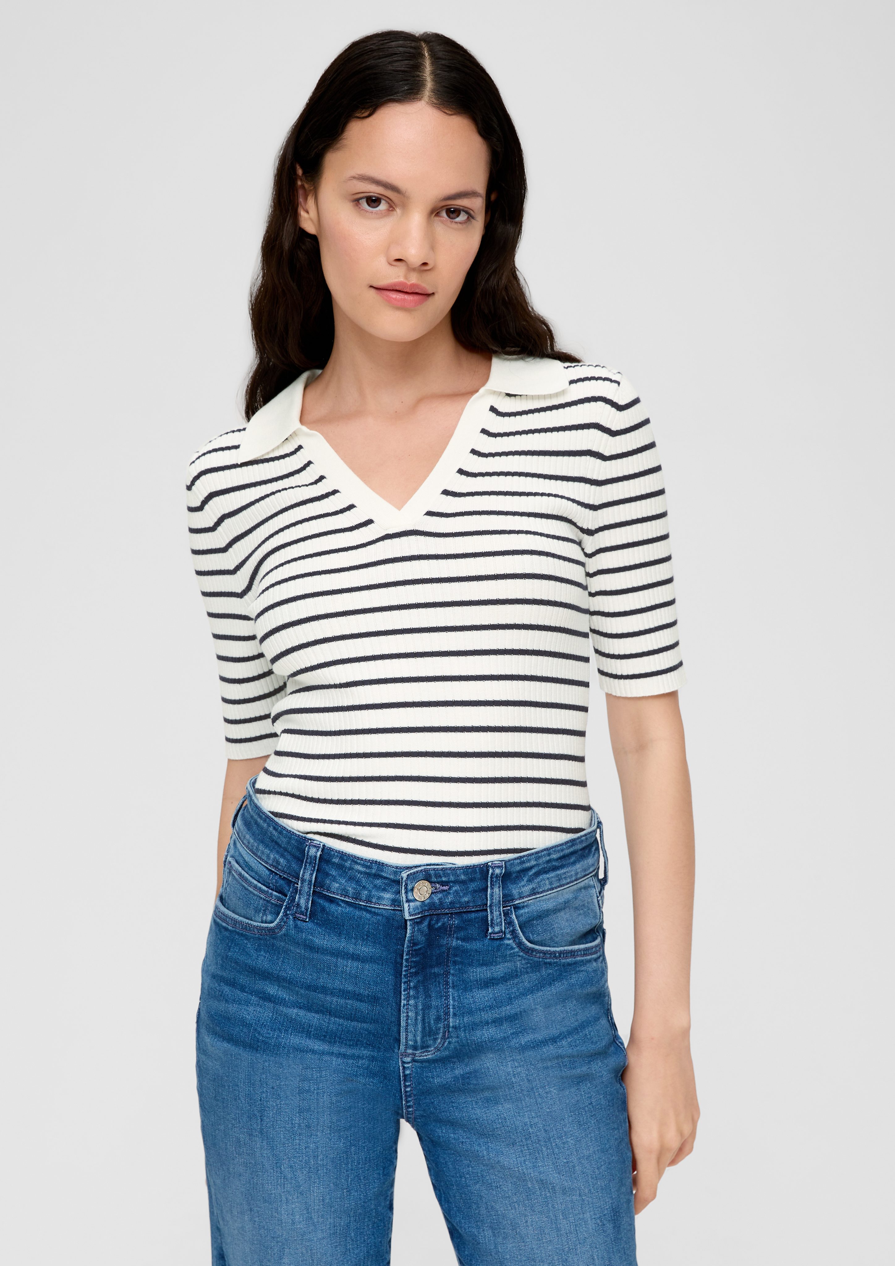 S.Oliver Strickpullover Aus Viskosemix – Gemütlicher Und Warmer Pulli Mit Regulärer Passform