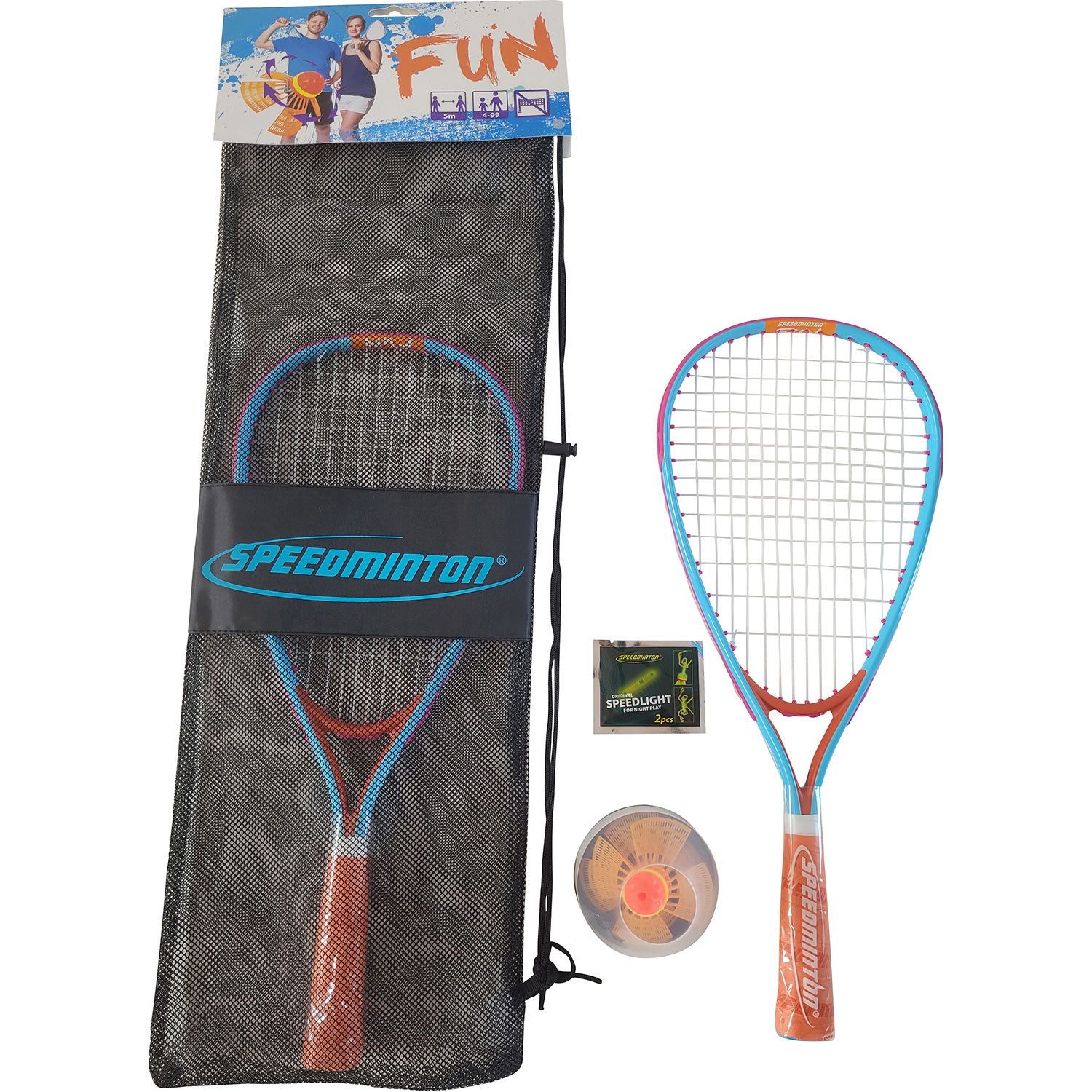 Speedminton Badmintonschläger Speedminton Fun Set - Spaß für die ganze Familie