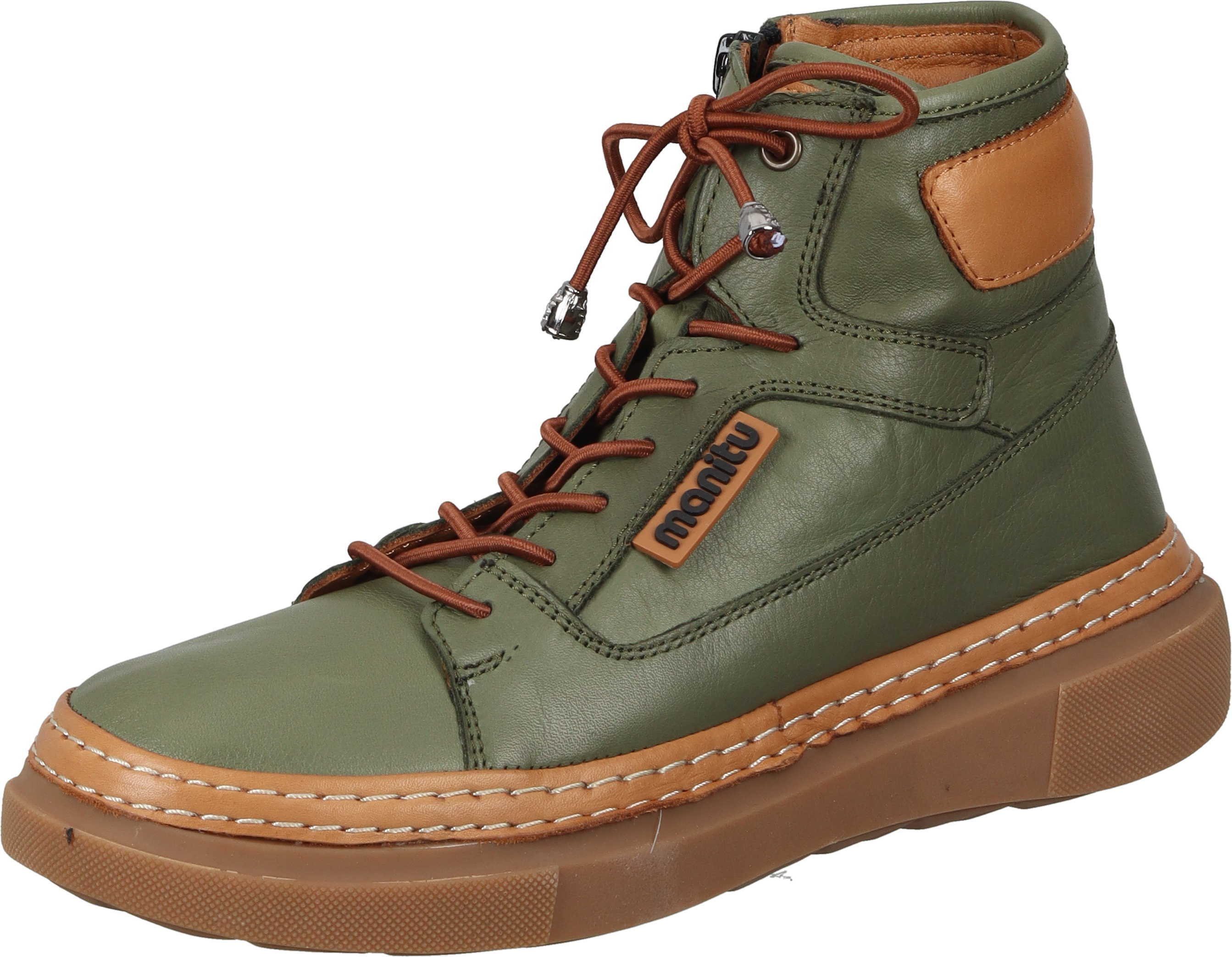 Manitu Stiefeletten Schnürstiefelette aus echtem Leder günstig online kaufen