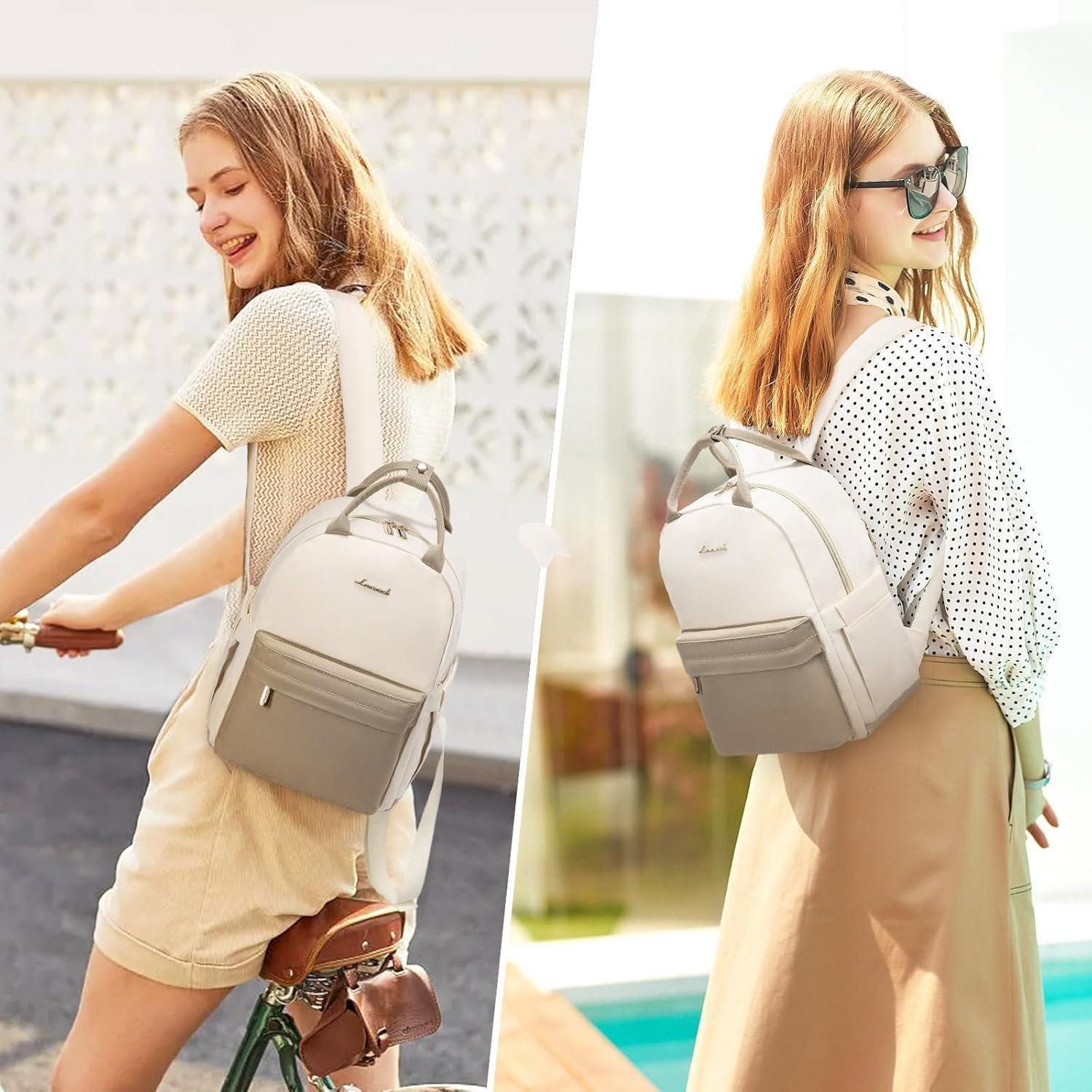 LuxusKollektion Mini Bag Kleiner Rucksack Damen 2 in 1 Cityrucksack Handtas günstig online kaufen