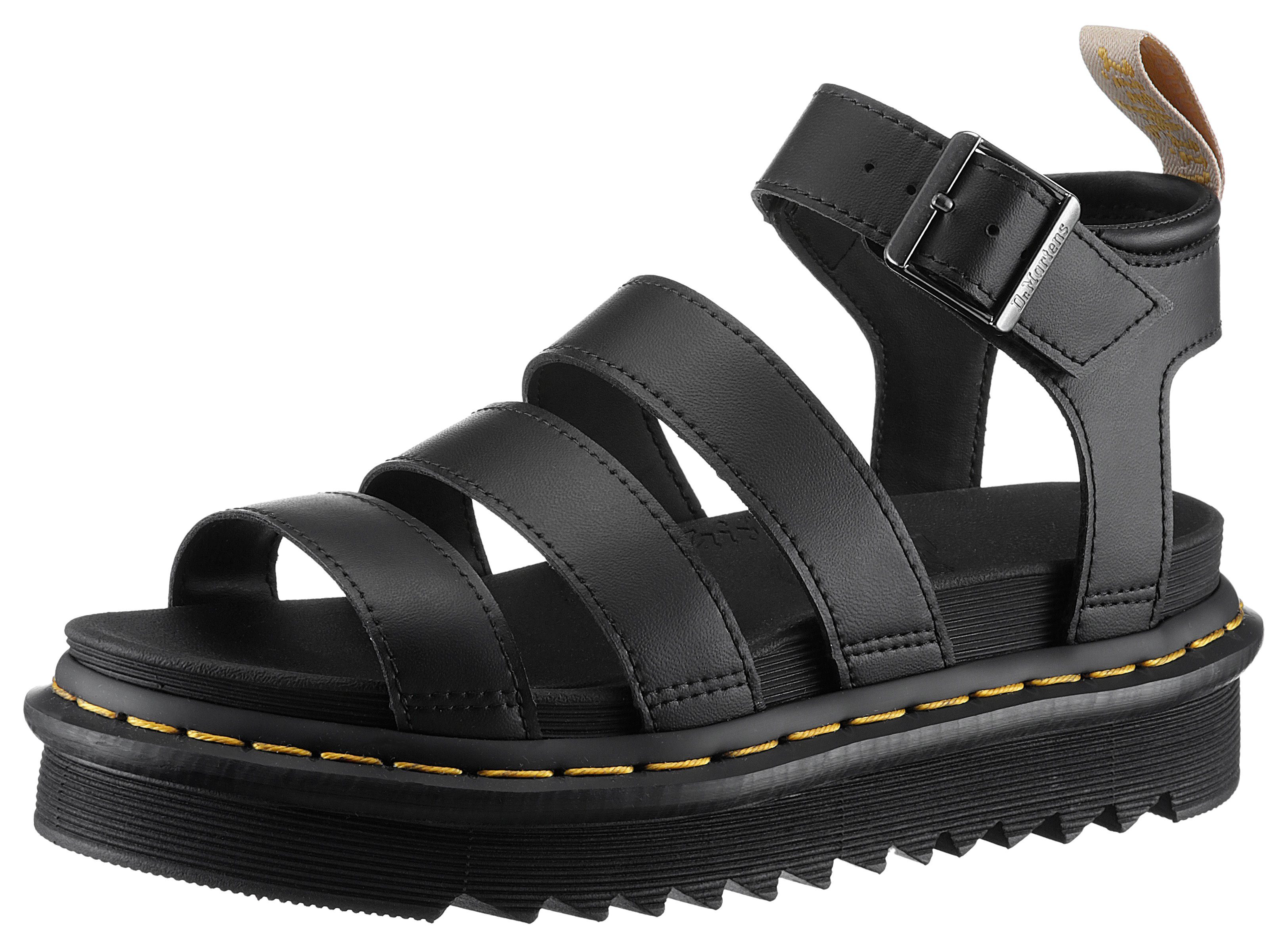 DR. MARTENS V Blaire Plateausandale, Sommerschuh, Sandalette, Plateauabsatz, mit Anziehlasche