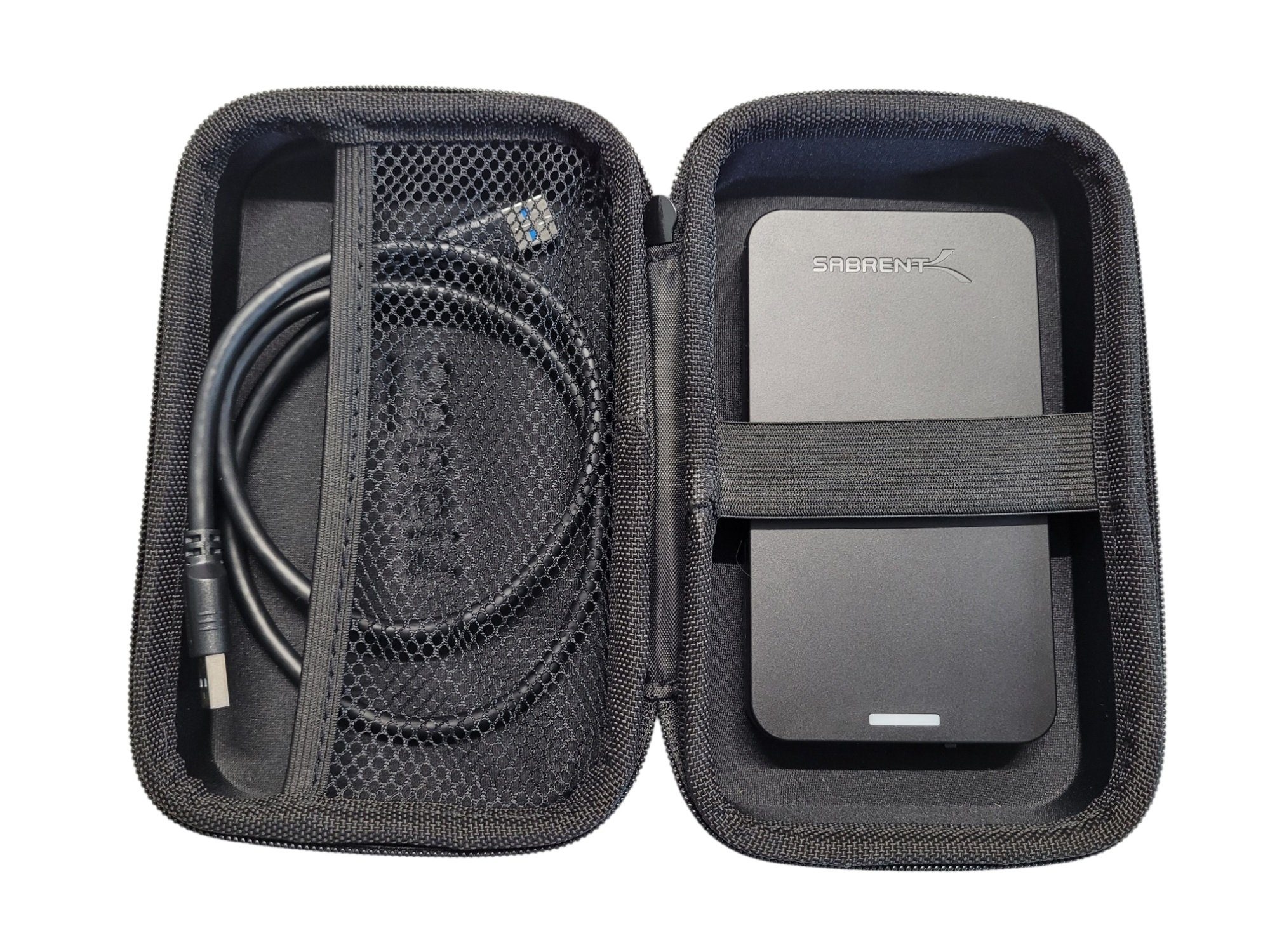 SSD Festplatten Schutztasche 180x100x60 mm Provance (L), EVA externe HDD Festplattentasche