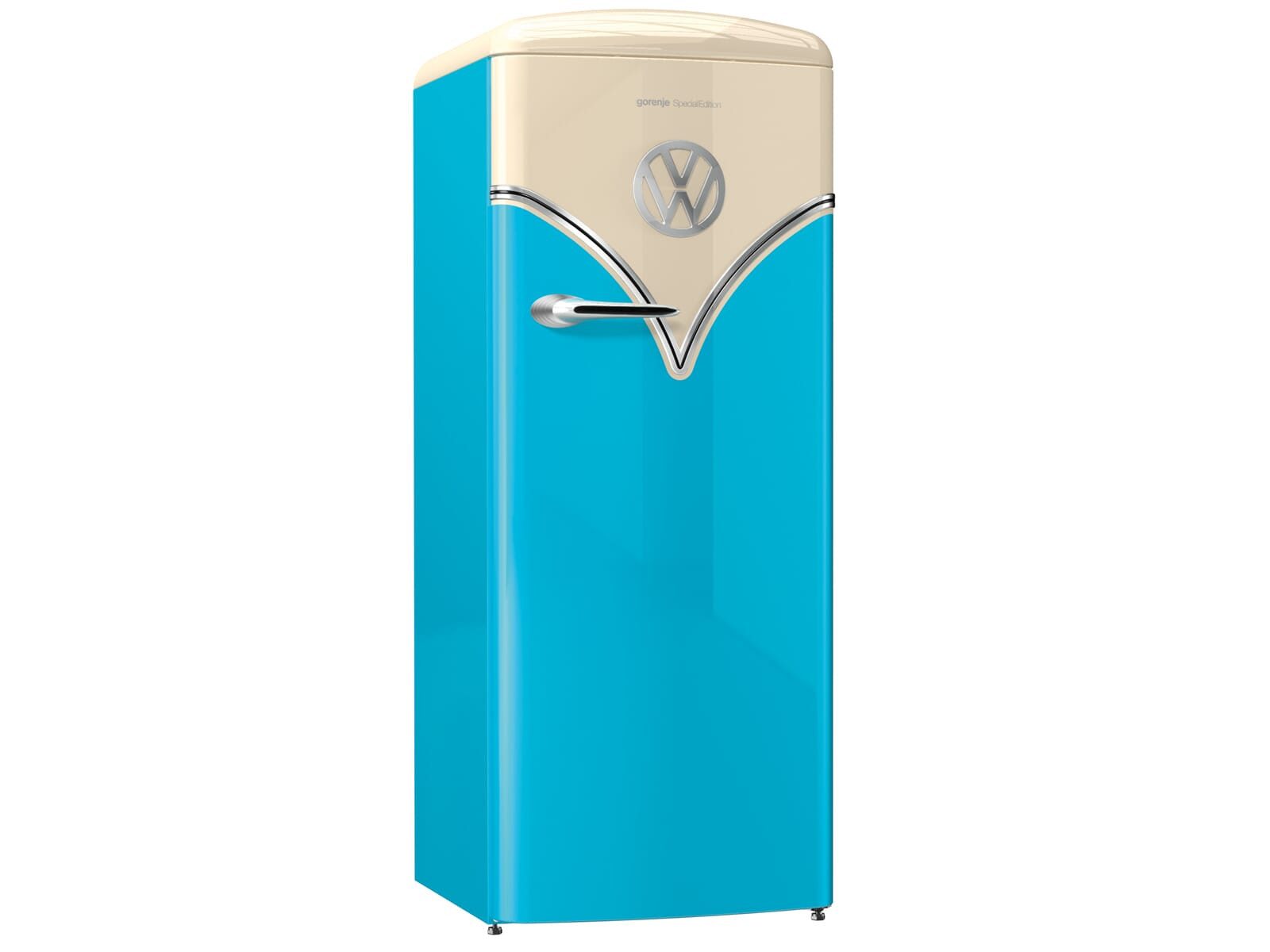 GORENJE Kühlschrank 590942, 154.0 cm hoch, 60.0 cm breit, Retro-Design