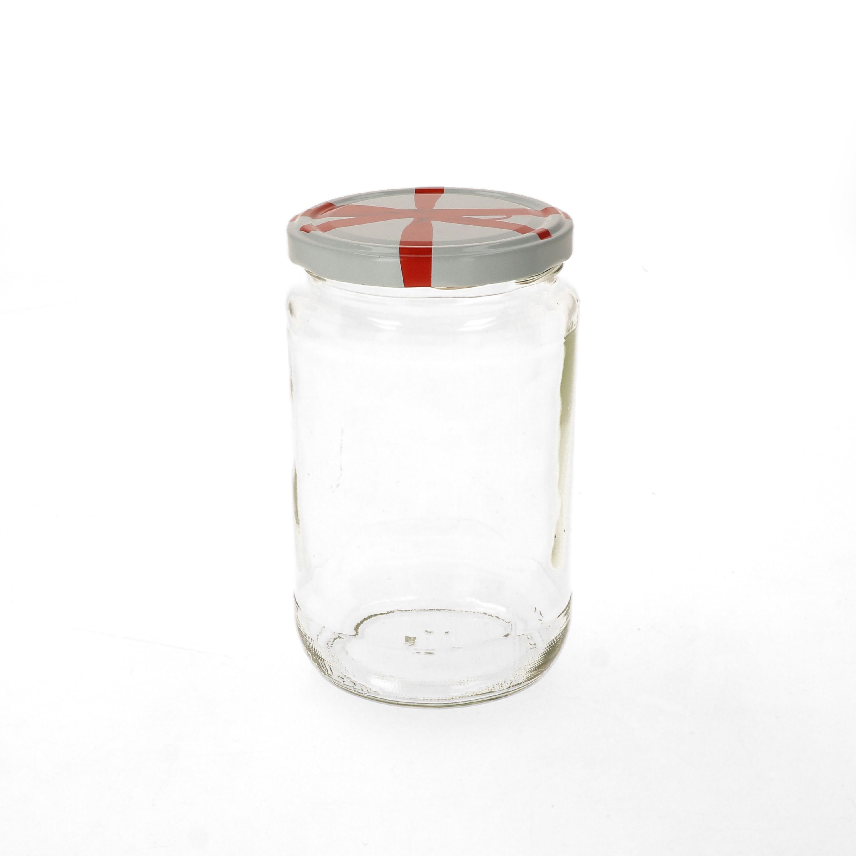 Deckel Set Schleifendekor Rundglas Glas incl. Einmachglas 12er MamboCat 82 Rezeptheft, 720 To ml