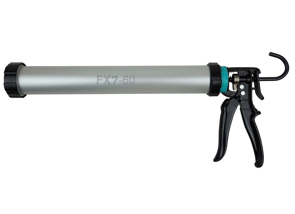 IRION Kartuschenpistole Irion FX7-60 Dichtstoff Alurohrpresse 600ml Kartuschen-Beutel, 310 ml, Übersetzung 17:1