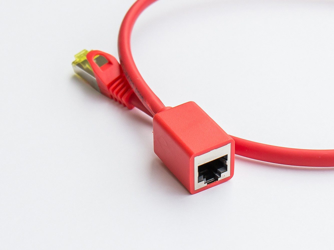 GOOD CONNECTIONS Patchkabel Ethernet Netzwerkkabel, RJ45 Buchse gerade, RJ45 Stecker gerade (50 cm)