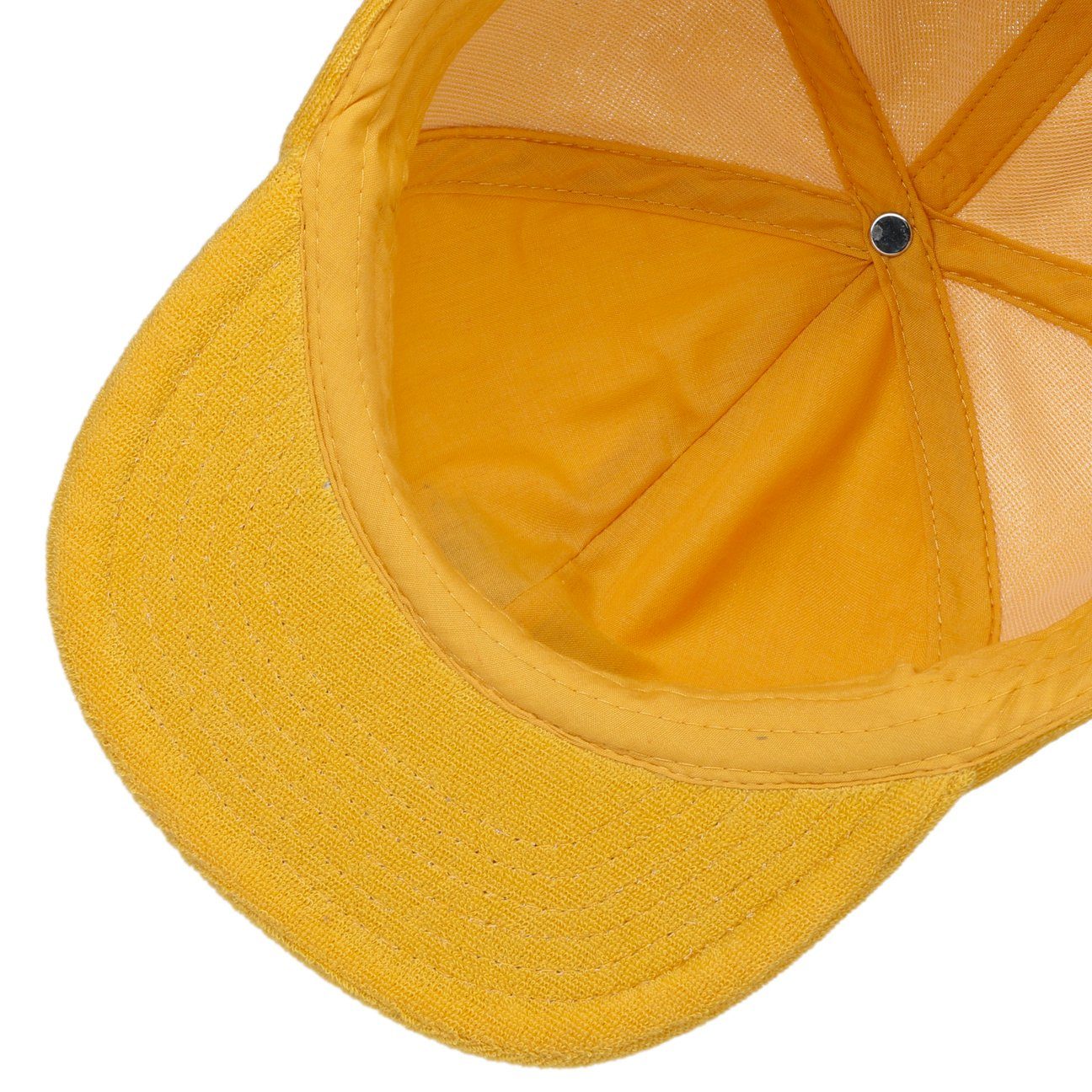 gelb Basecap Curl Cap Baseball Rip Metallschnalle (1-St)