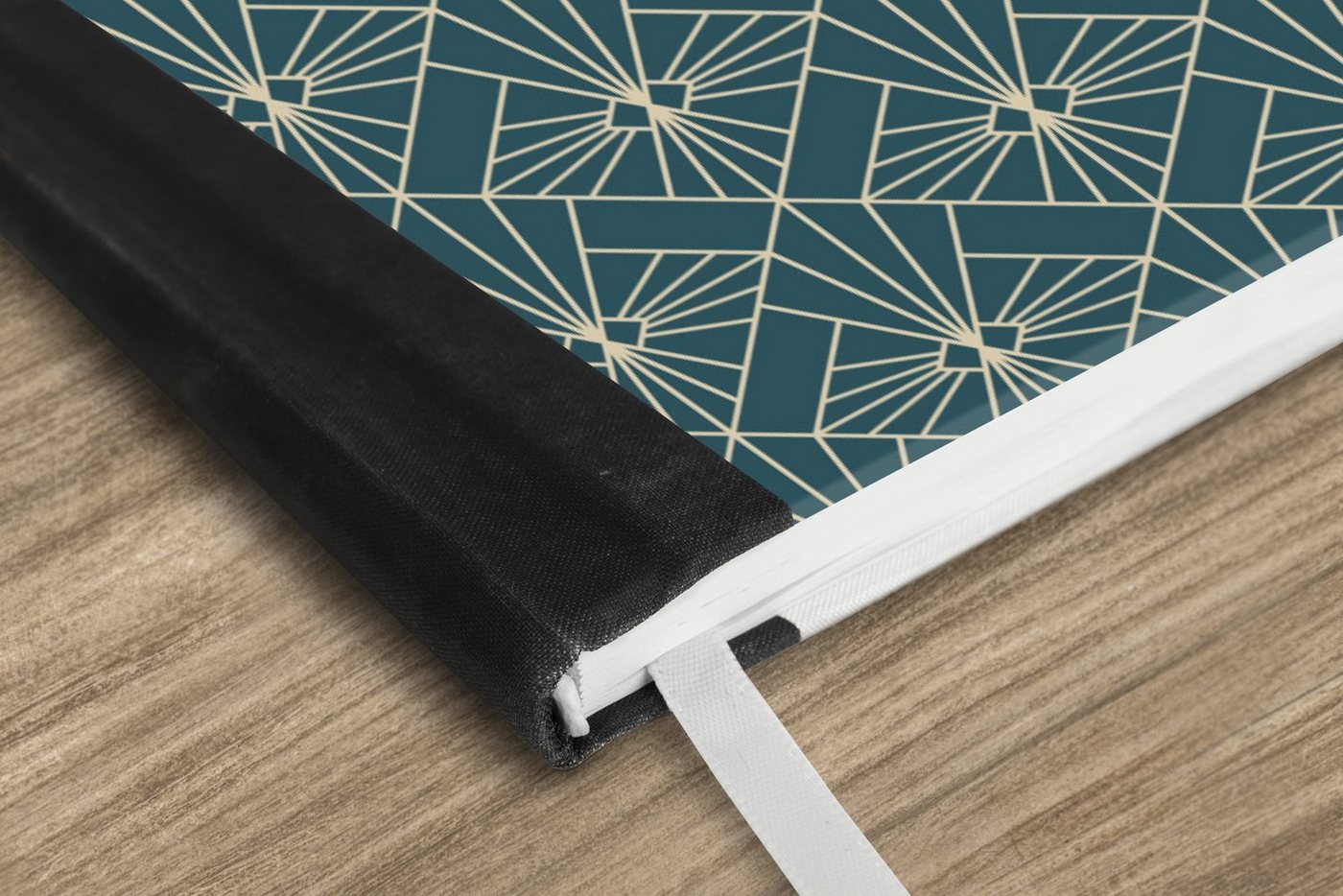 Thumbnail - MuchoWow Notizbuch Art deco - La vie est belle - Sprichwörter - Zitate, Notebook, Notizblock a5, Tagebuch, Journal Linie...