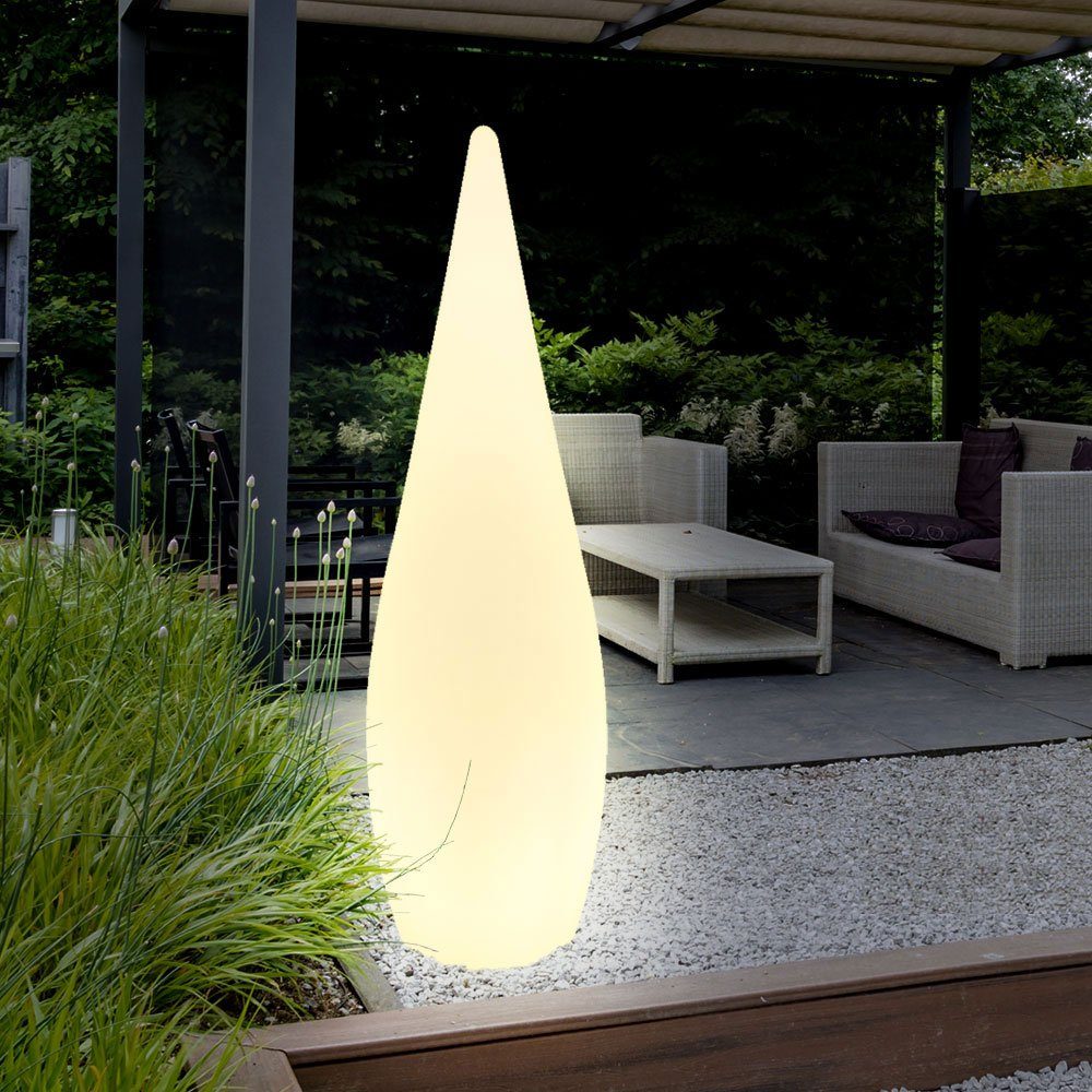 LED AußenStehlampe, Außen Steh Lampe Garten Steck Strahler