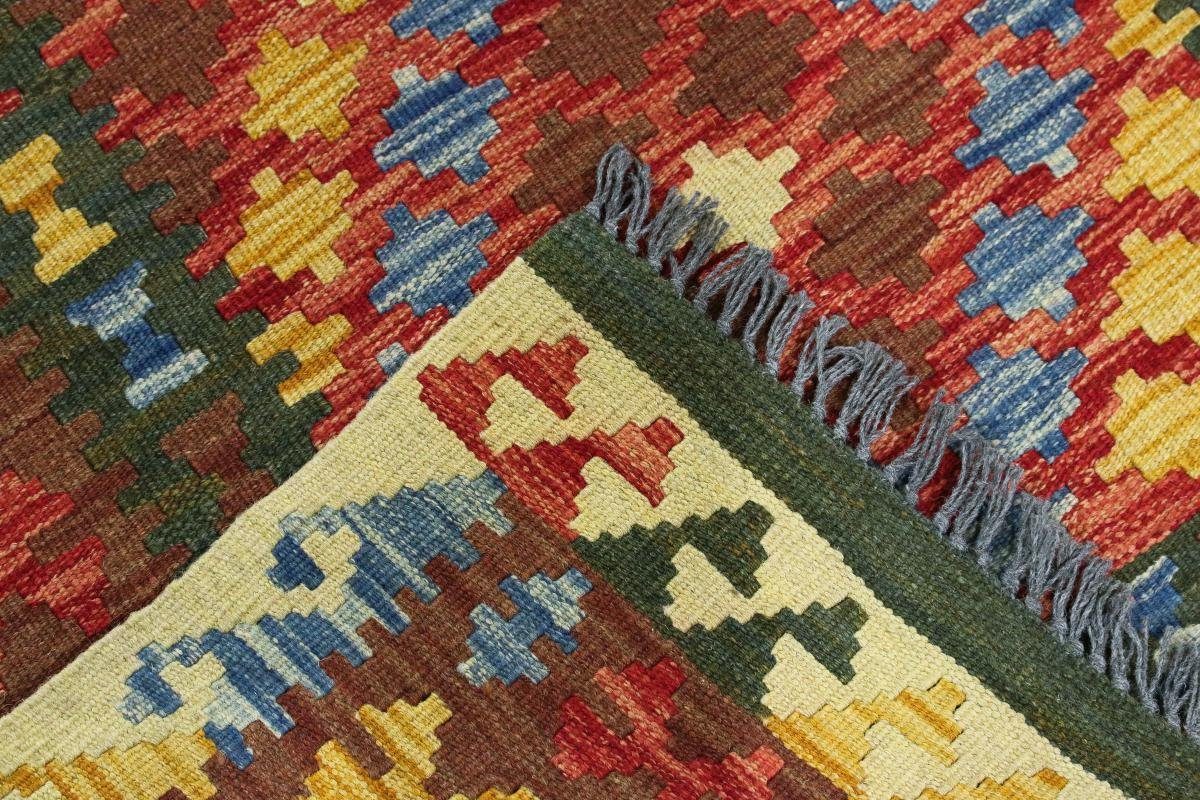 Kelim Nain Läufer, 3 Orientteppich mm rechteckig, Handgewebter Trading, 101x203 Höhe: Orientteppich Afghan