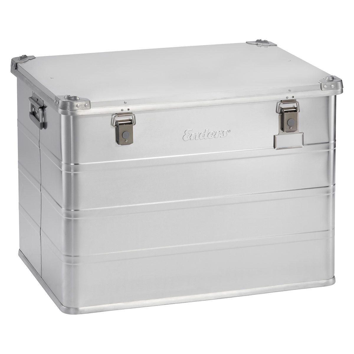 Enders® Aufbewahrungsbox Industriebox 170 L, hochwertig verarbeitet, Alukiste Transportbox Lagerbox Alukoffer Metallkiste Alubox