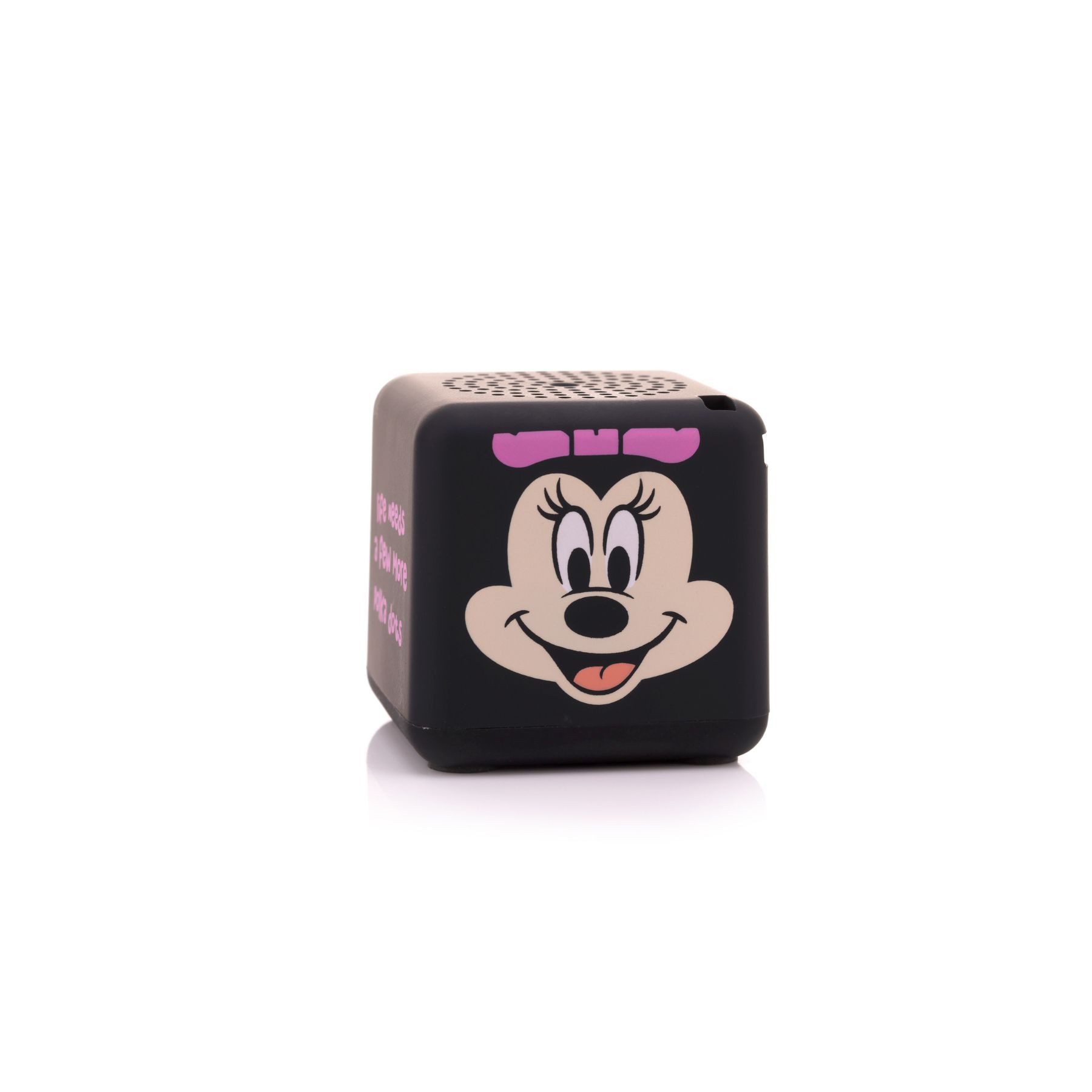 Bitty Boomers Disney Minnie Maus – Würfelförmiger Mini Bluetooth-Lautsprecher Lautsprecher