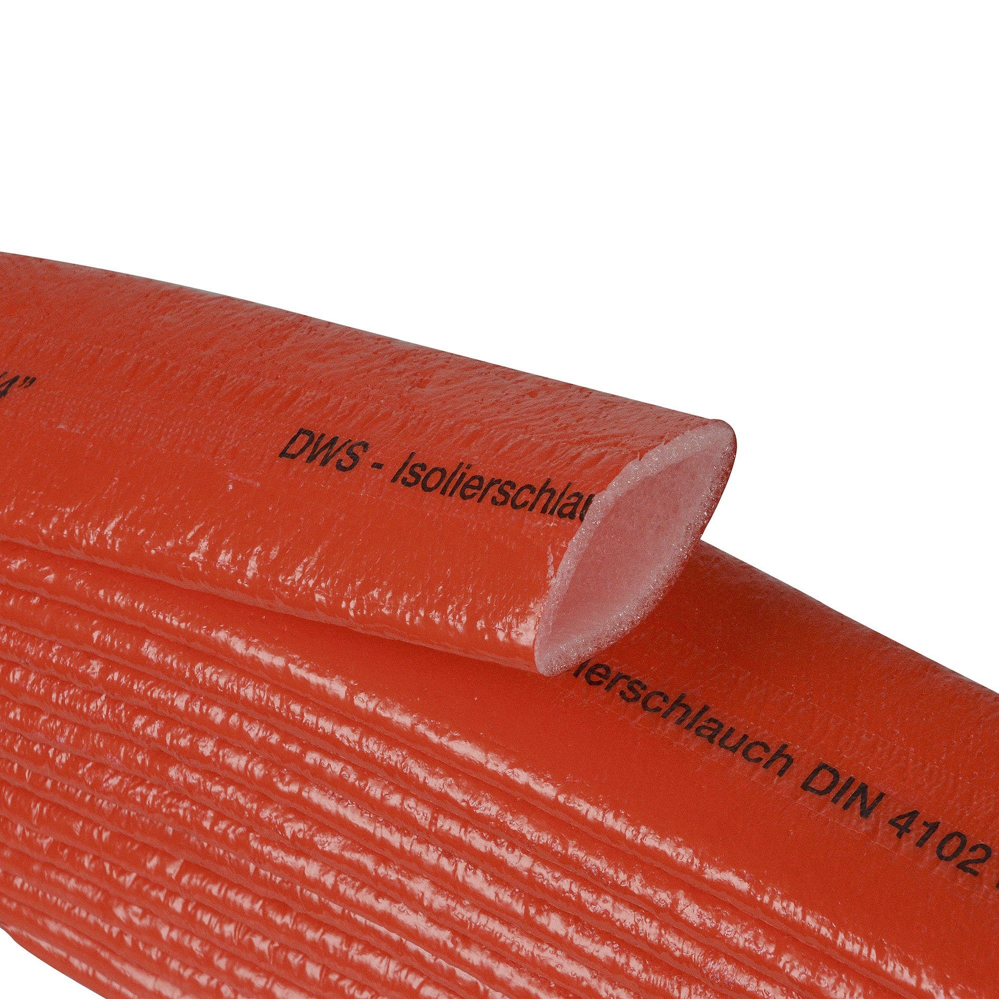 4 PE mm Rollladenkastendämmung Scorprotect® Schutzschlauch Isolierung rot