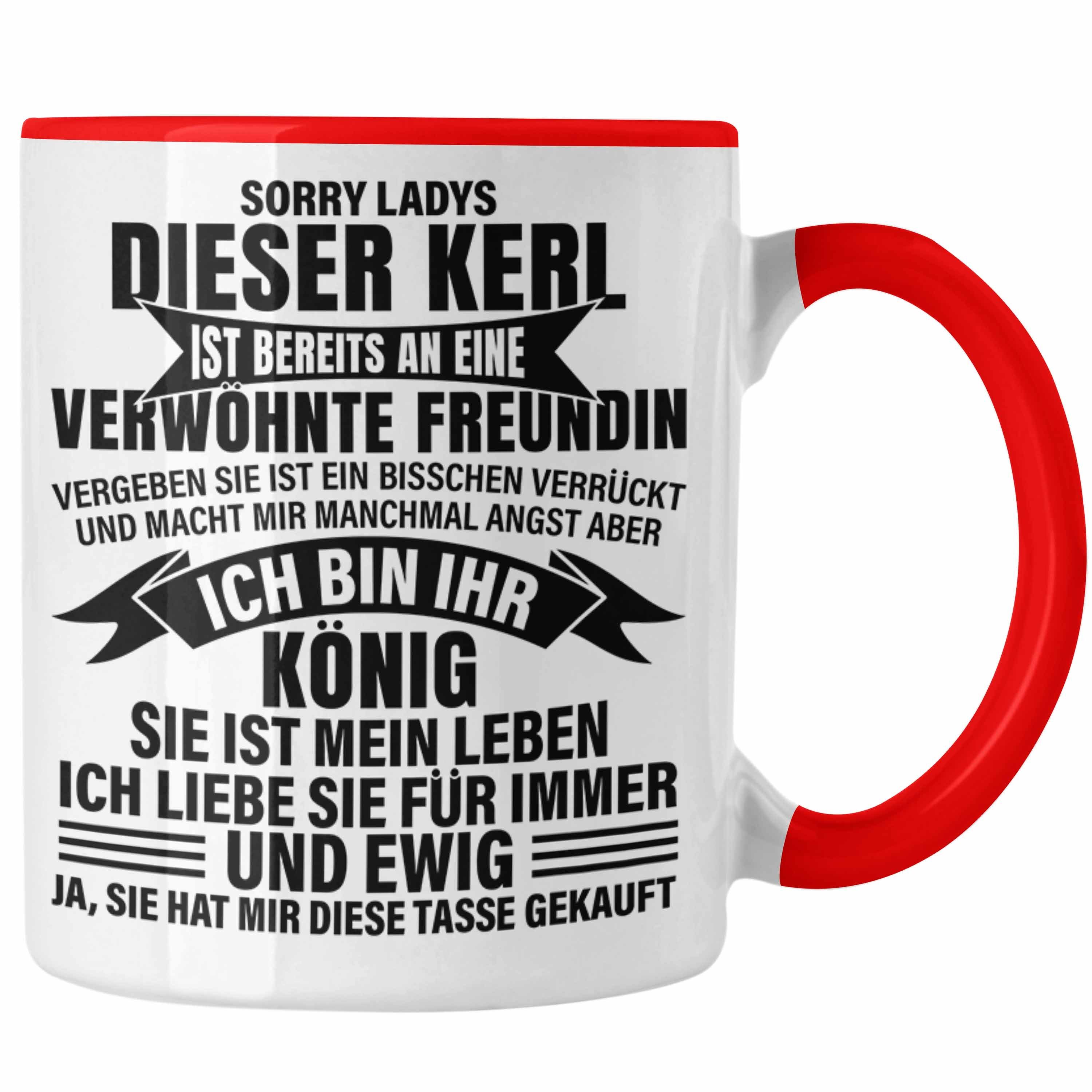 Tasse Trendation - Valentinstag Geschenk Tasse für Ihn von Freundin Geschenk