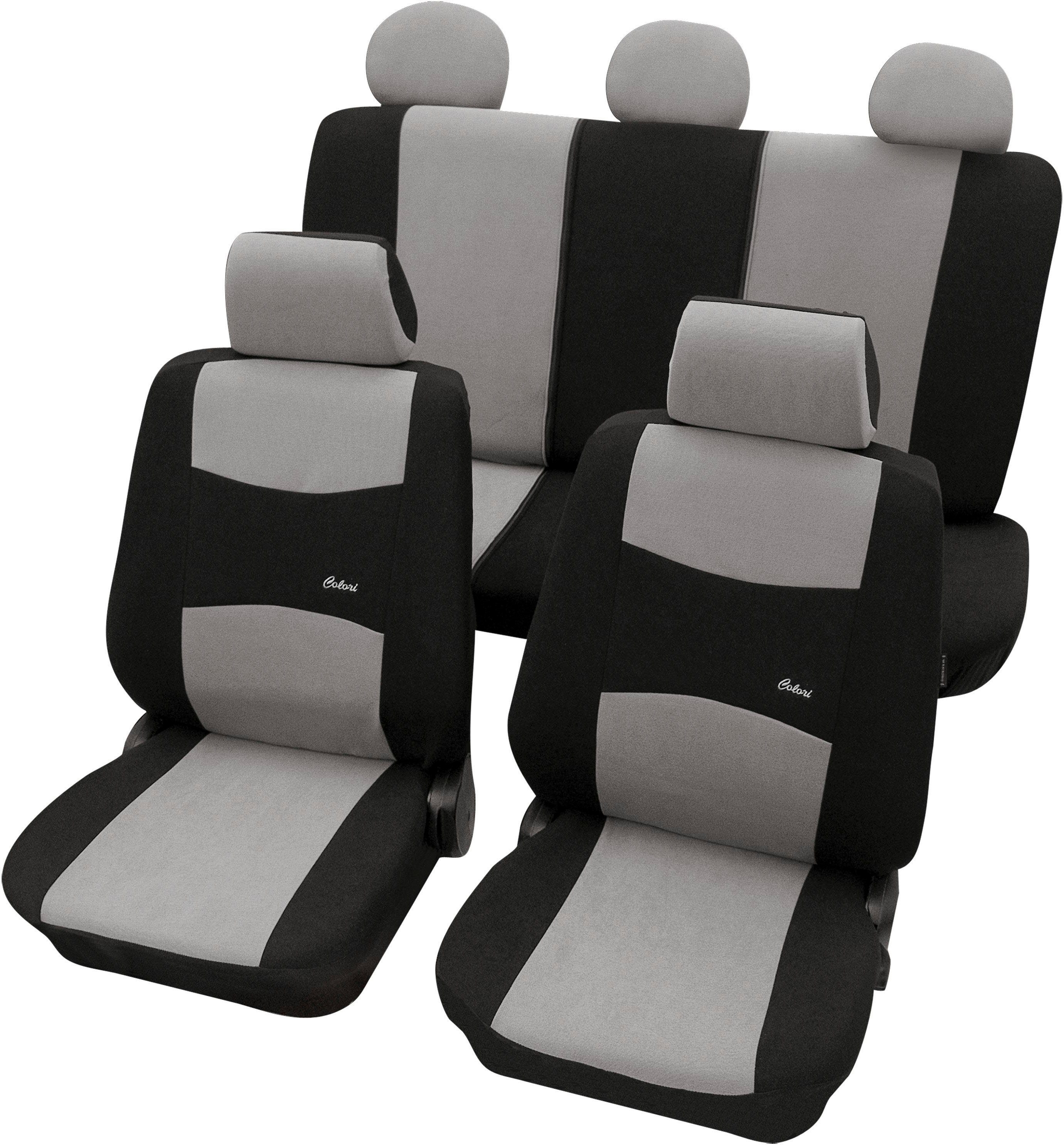 Petex Autositzbezug 11-tlg Set Colori universelle Passform, Geeignet für  Fahrzeuge mit/ohne Seitenairbag, SAB 1 Vario