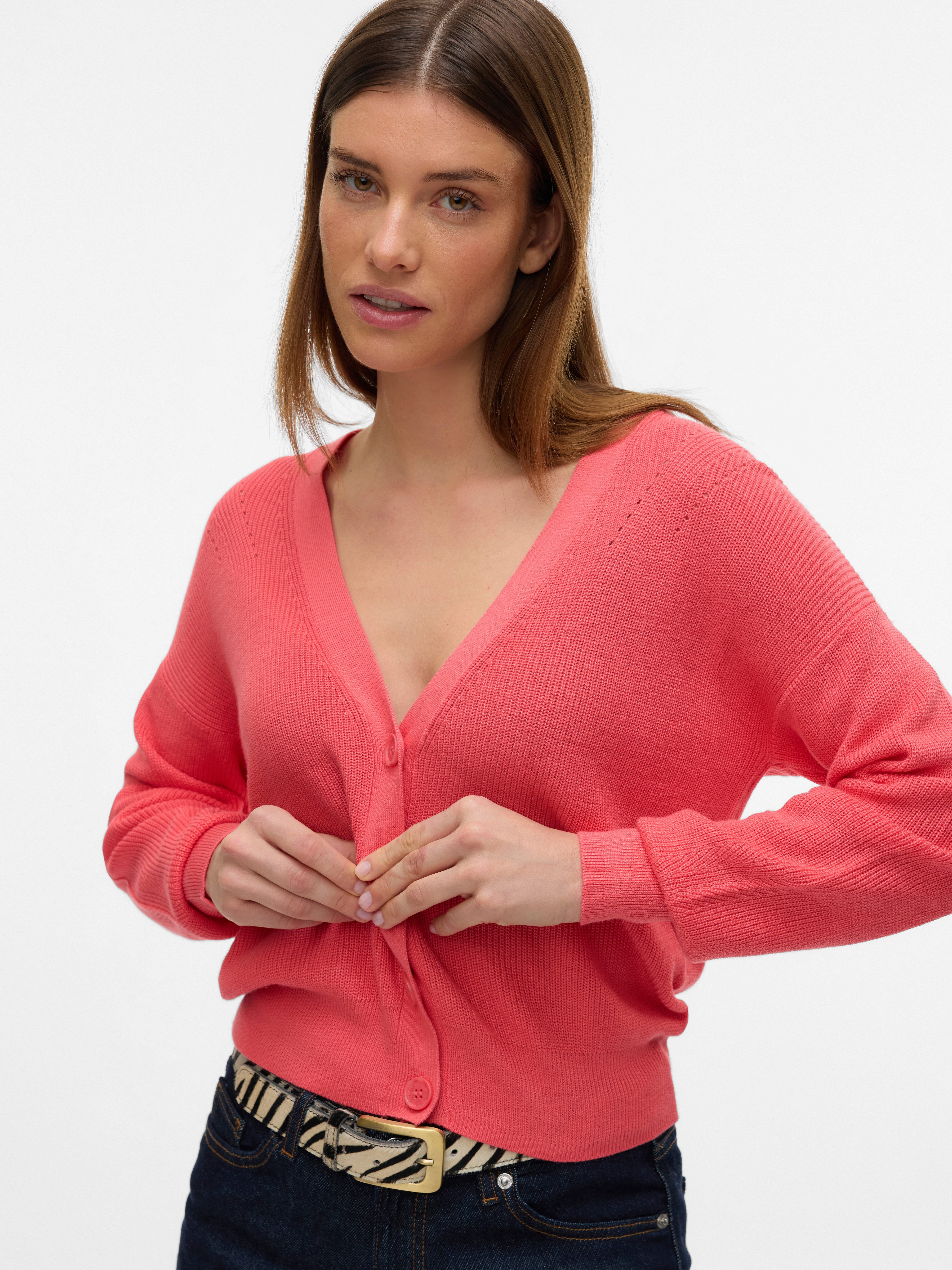 Vero Moda Strickjacke VMNEWLEXSUN LS SHORT günstig online kaufen