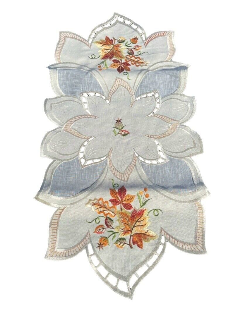 Westernlifestyle Tischdecke Eichen Ahorn Kastanie Herbst günstig online kaufen