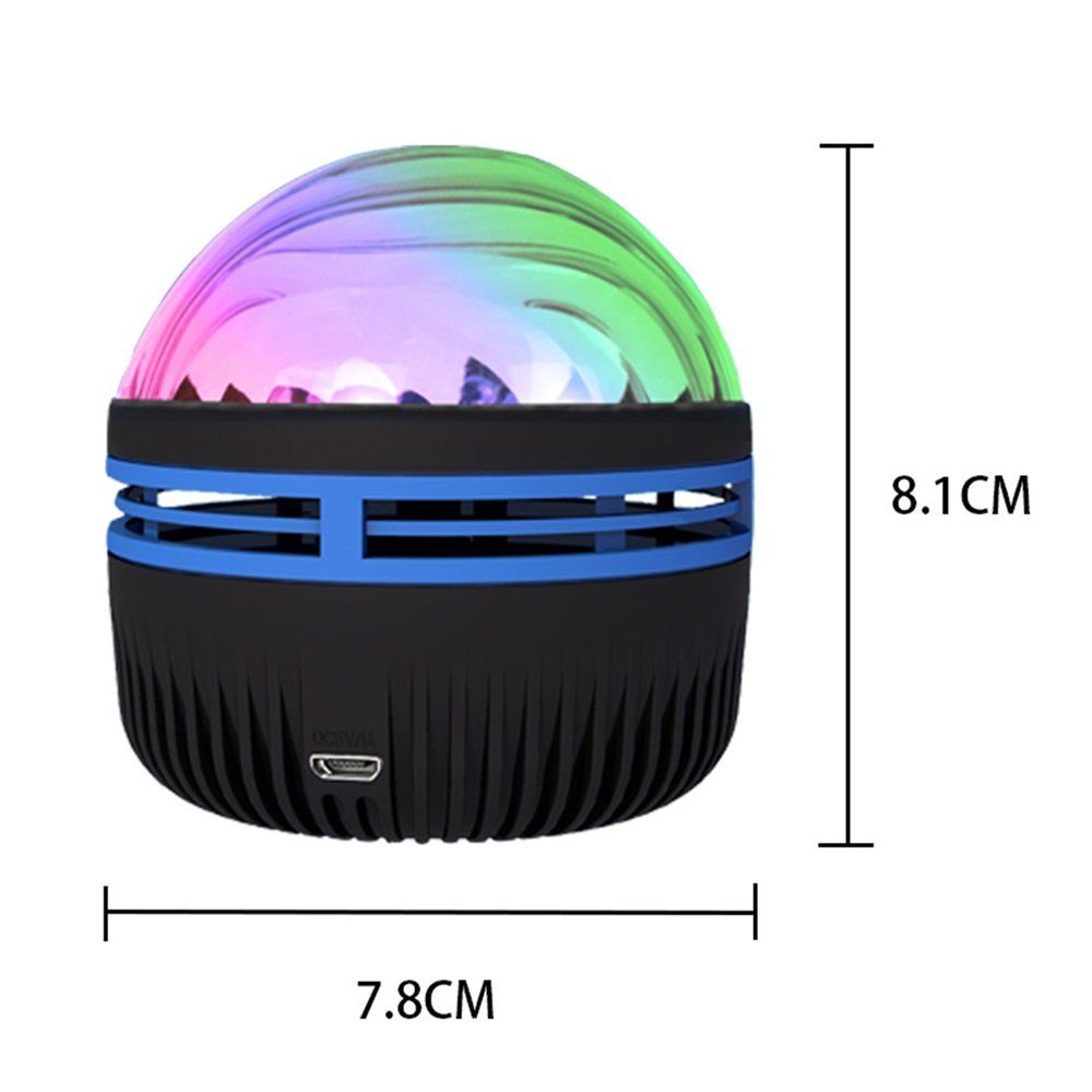 Projektionslampe fest RGB-Lampe Rutaqian Projektionslicht, integriert, LED Tageslichtweiß Satz 1 Party