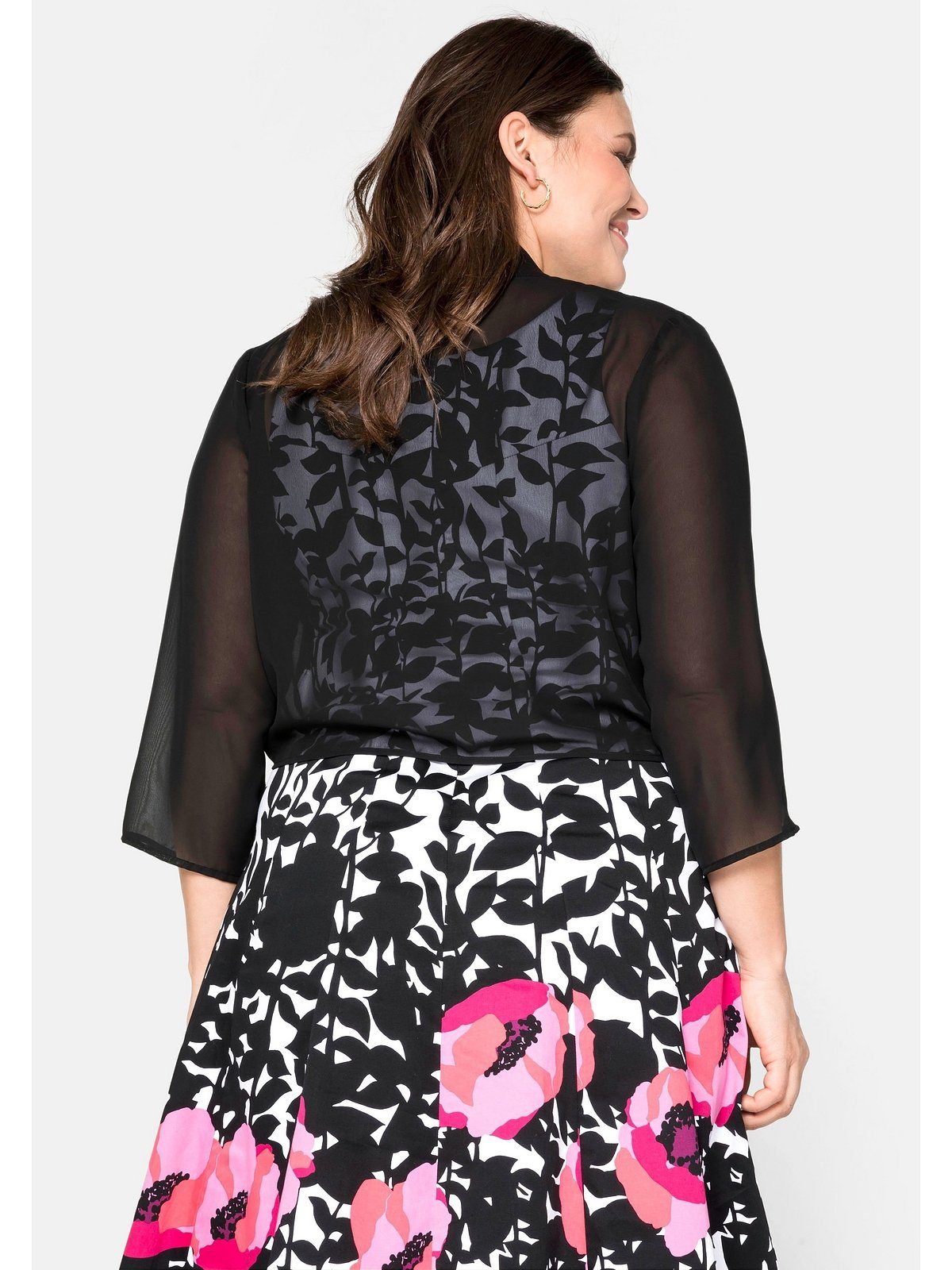 Sheego Bolerojacke Große Größen aus Chiffon