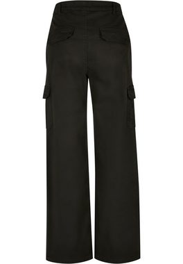 URBAN CLASSICS Stoffhose Urban Classics Damen Ladies High Waist Straight Cargo Pants (1-tlg)