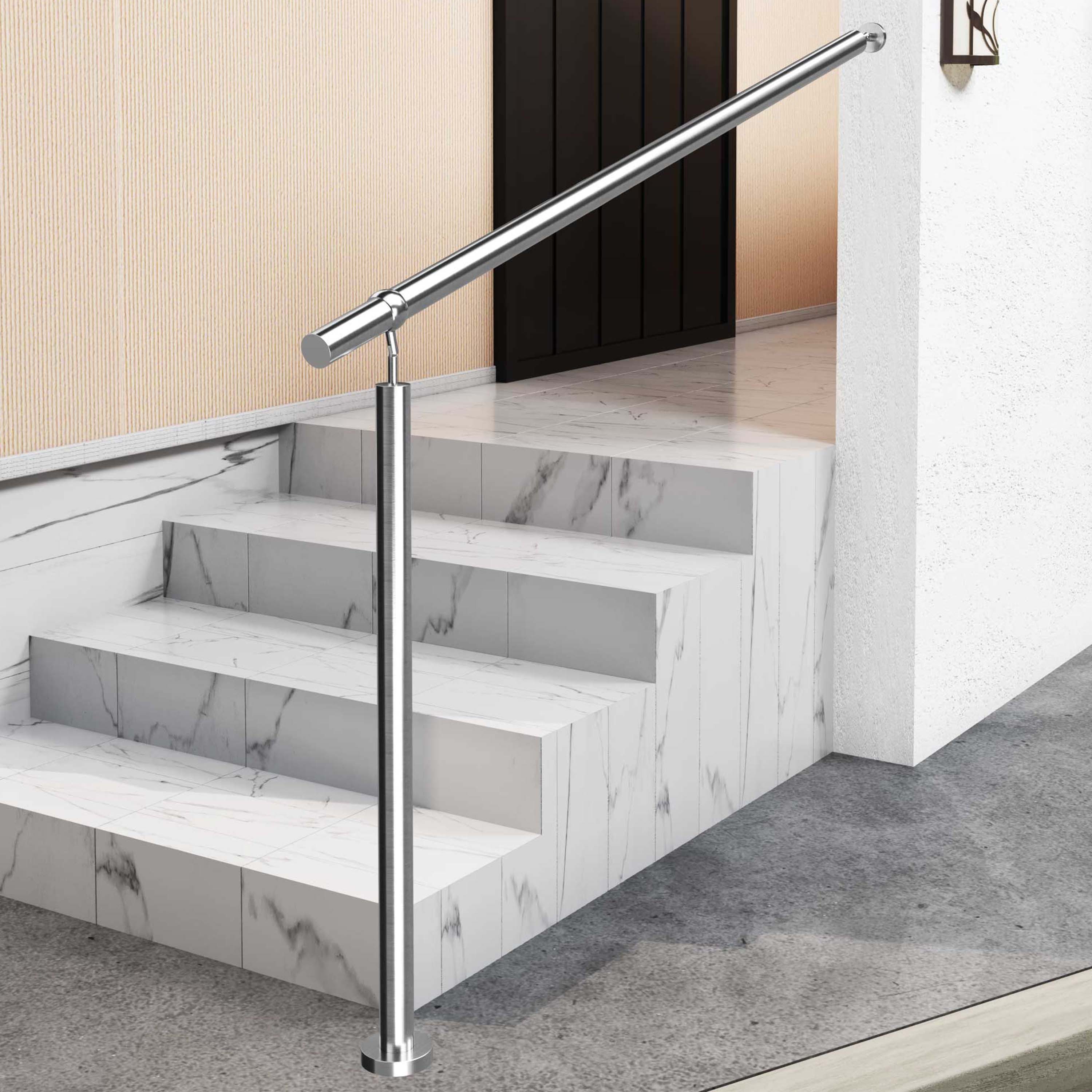 Duschparadies Handlauf Eingangsgeländer 150 cm, Geländer Edelstahl Handlauf günstig online kaufen