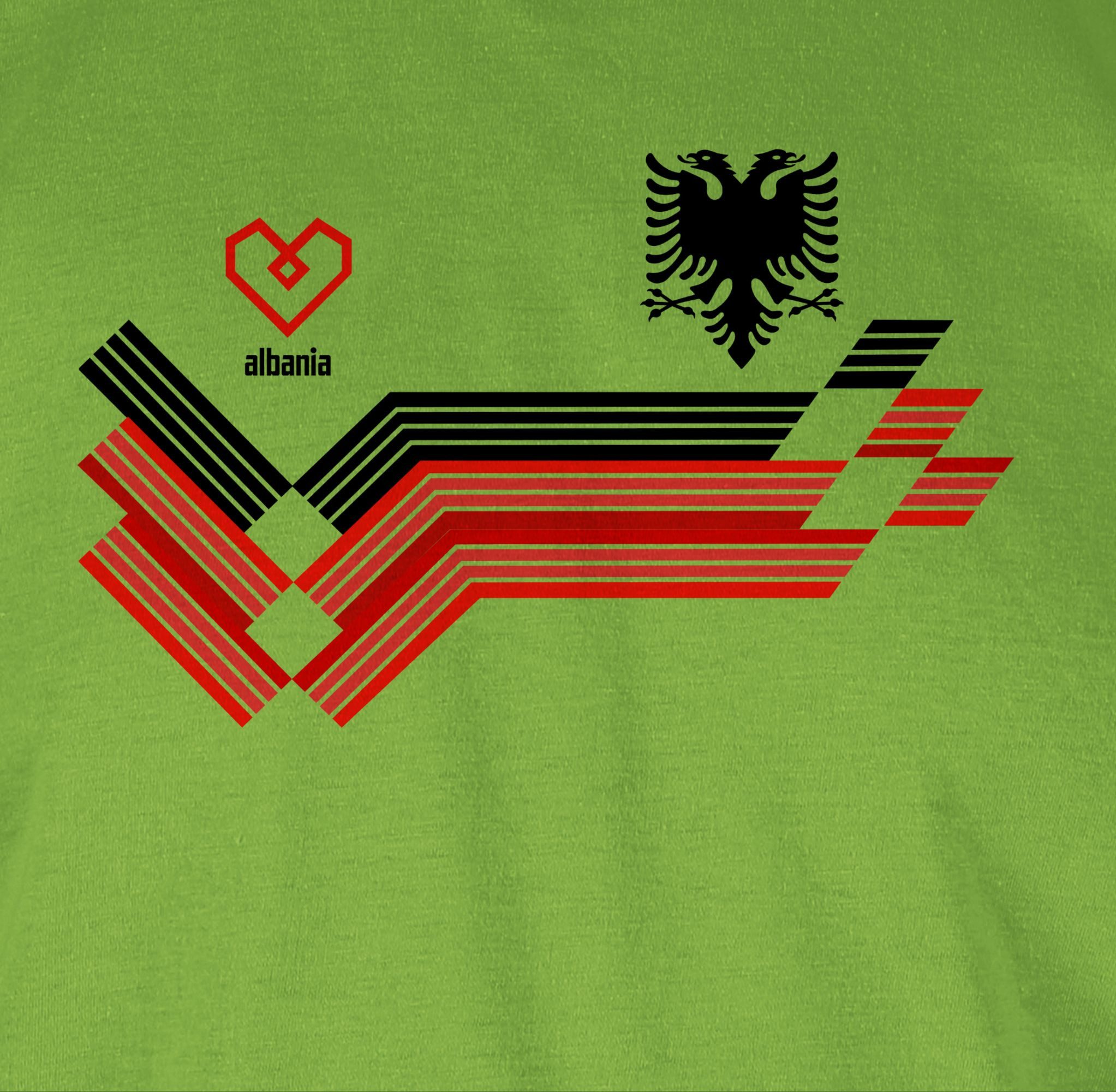 Shirtracer T-Shirt Albania Fanartikel EM, Albanien Wappen 2026 Fussball WM Fanartikel