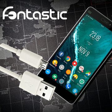 fontastic Essential Datenkabel MicroUSB 1m weiß USB-Kabel, 480MBit/s