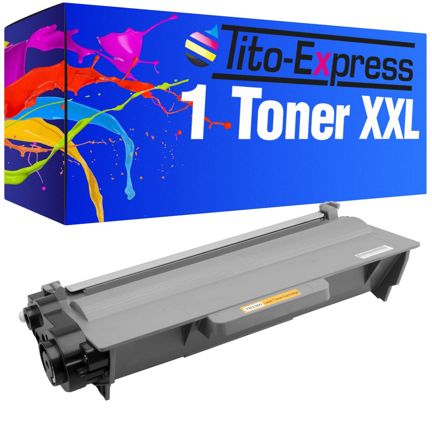 Tito-Express PlatinumSerie Tonerpatrone ersetzt Toner Brother TN-3380 TN 3380 TN3380 Black, für DCP-8100 Series DCP-8110DN DCP-8155DN DCP-8250DN HL-5400 Series HL-5440D HL-5450 HL-5450D HL-5450DN HL-5450DNT HL-5450 Series HL-5470DW HL-5470DWT HL-5480DW HL-6100 Series HL-6180DW HL-6180DWT MFC-8510DN MFC-8515DN MFC-8520DN MFC-8710DW MFC-8810DW MFC-8900 Series MFC-8910DW MFC-8950DW MFC-8950DWT