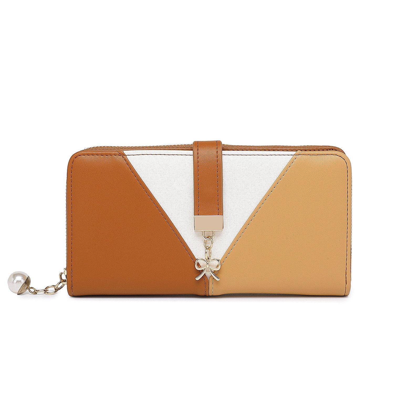 Miss Lulu Geldbörse Damen Portemonnaie Lang, Elegante Geldbörse aus Kunstle günstig online kaufen