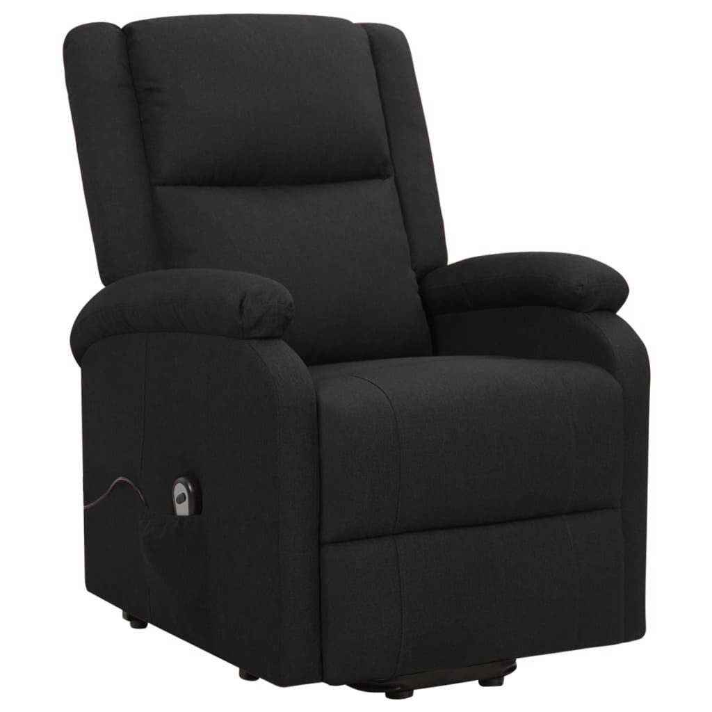 vidaXL Sessel Aufstehsessel Schwarz Stoff (1-St) günstig online kaufen