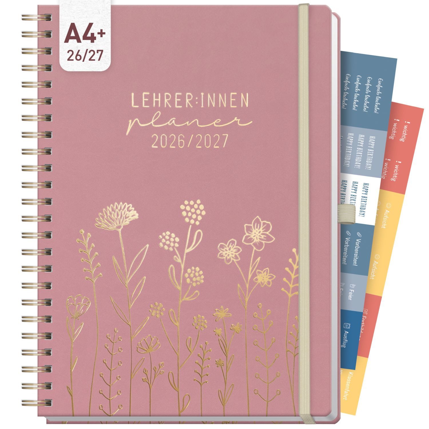 Häfft Lehrerkalender Lehrer-Planer Deluxe 2026/2027 / A4+