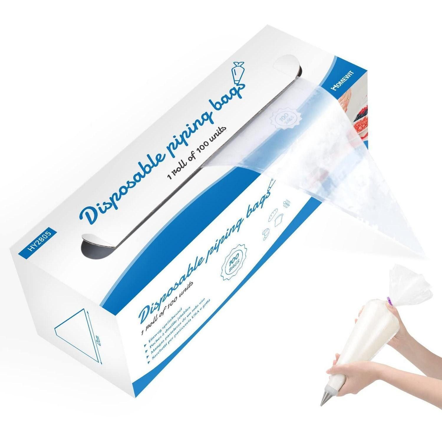 LuxusKollektion Spritzbeutel Spritzbeutel Groß Einweg 100 Stk 47cm Extra dick