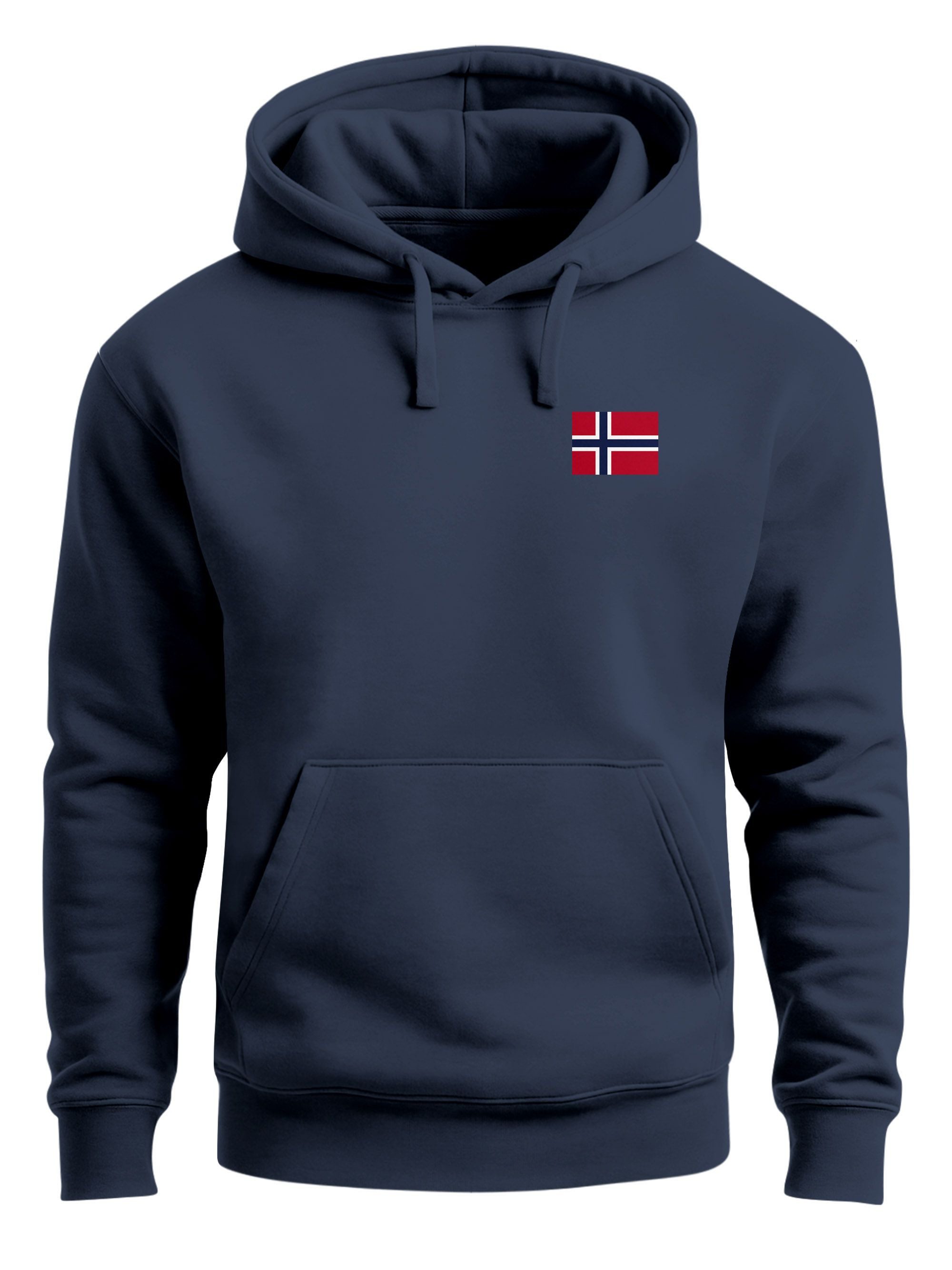 Hoodie Hoodie Herren Norway Flag Kapuzensweatshirt Norwegen Flagge