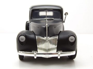 Motormax Modellauto Ford Pick Up 1940 matt schwarz Modellauto 1:18 Motormax, Maßstab 1:18